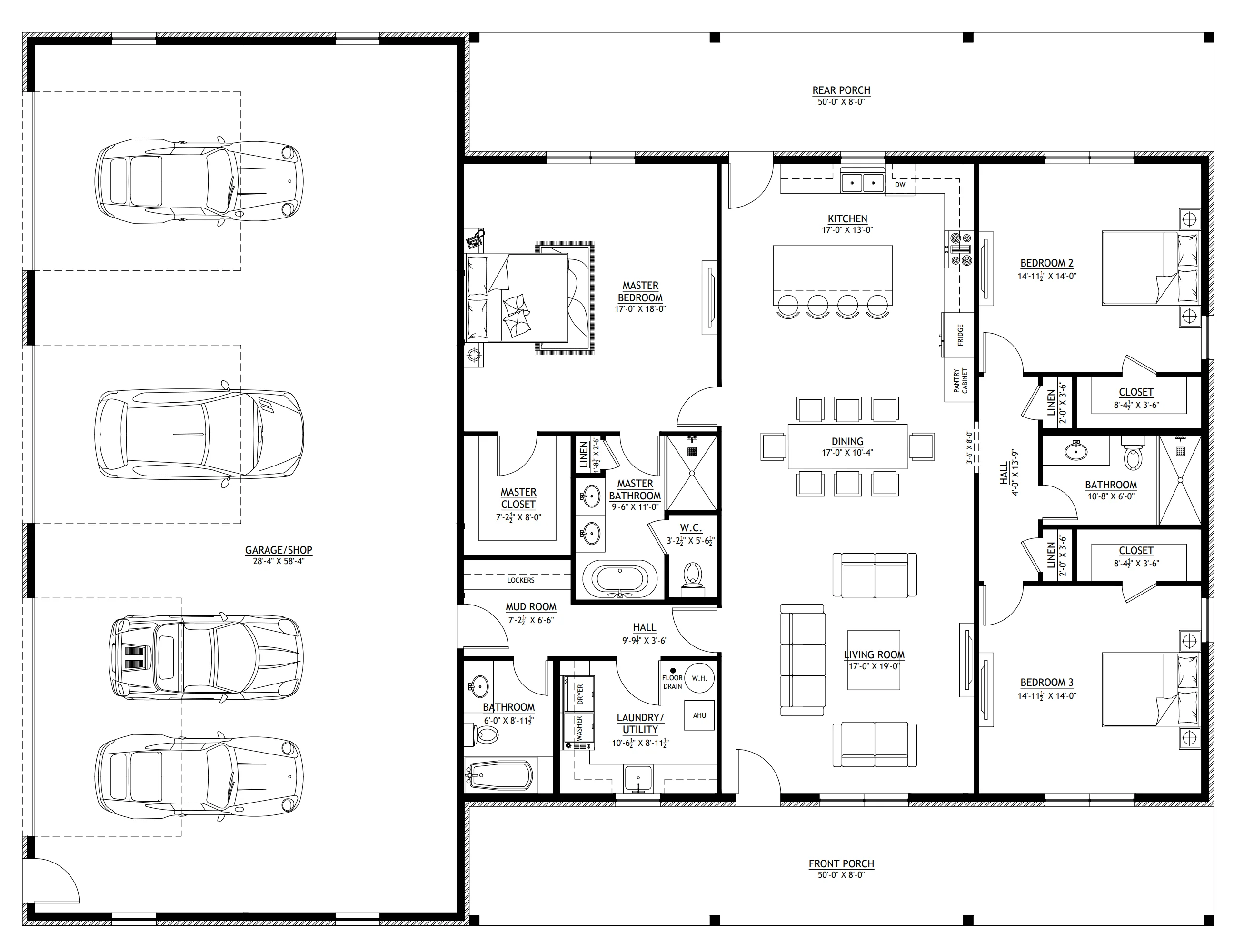 PL-64023 Sanders Barndominium House Plan - Image 13