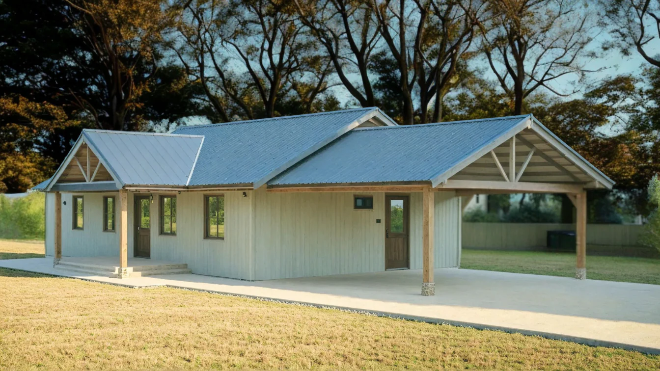 PL-64024 Thompson Barndominium House Plan - Image 2