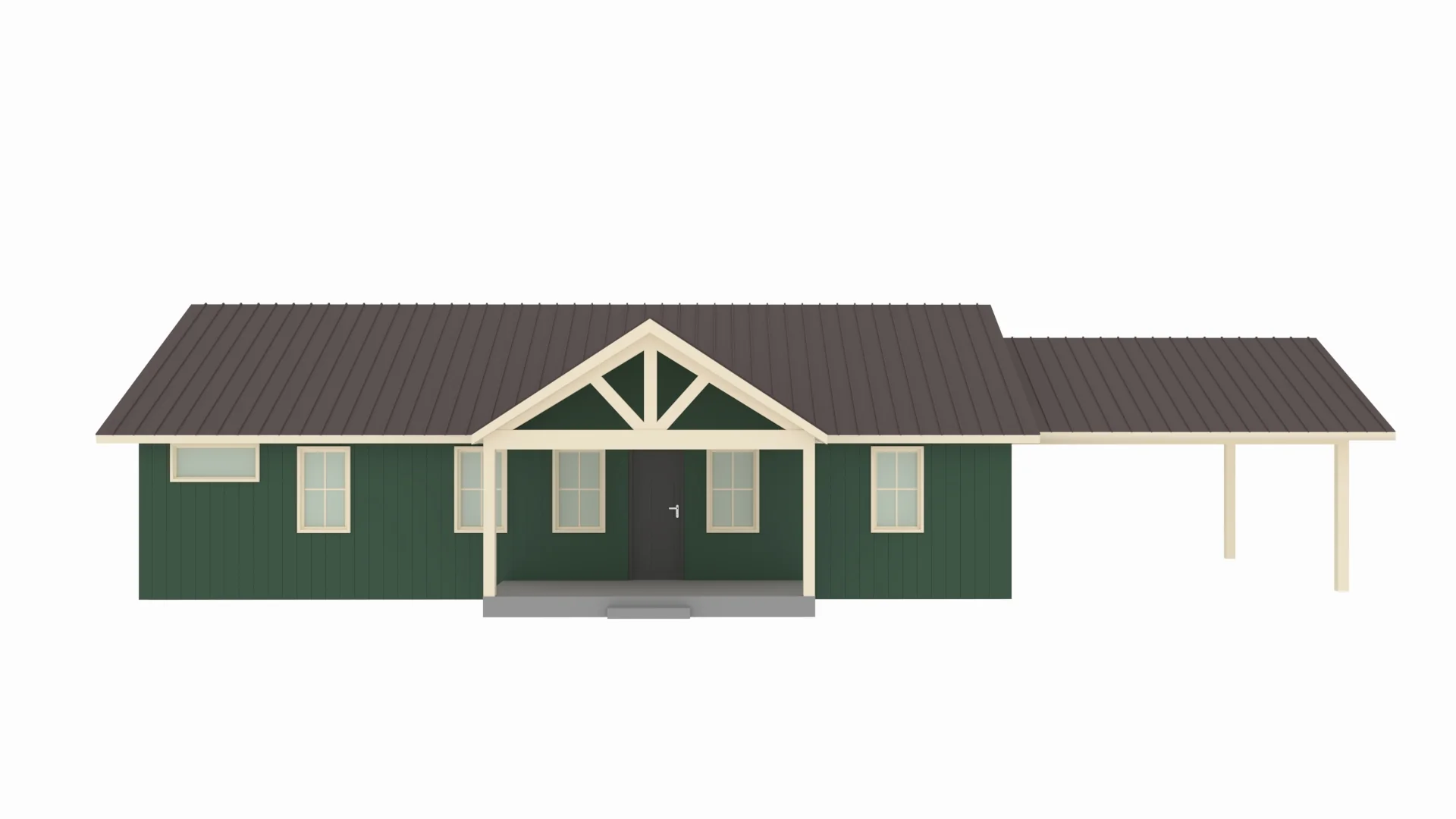 PL-64024 Thompson Barndominium House Plan - Image 7