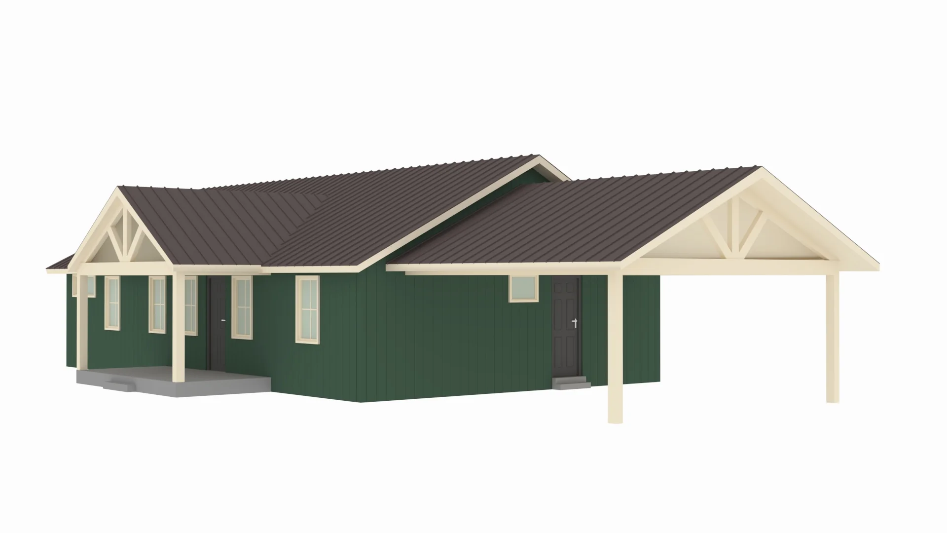 PL-64024 Thompson Barndominium House Plan - Image 8