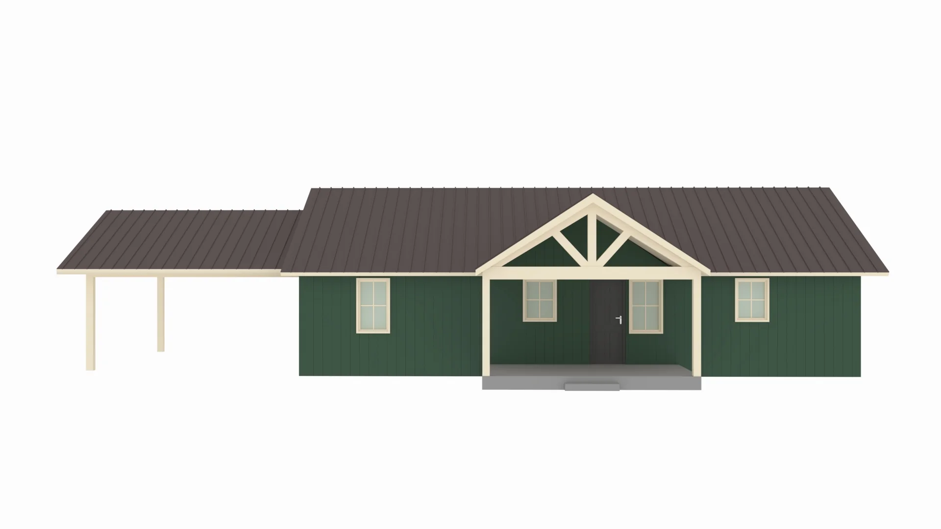 PL-64024 Thompson Barndominium House Plan - Image 9