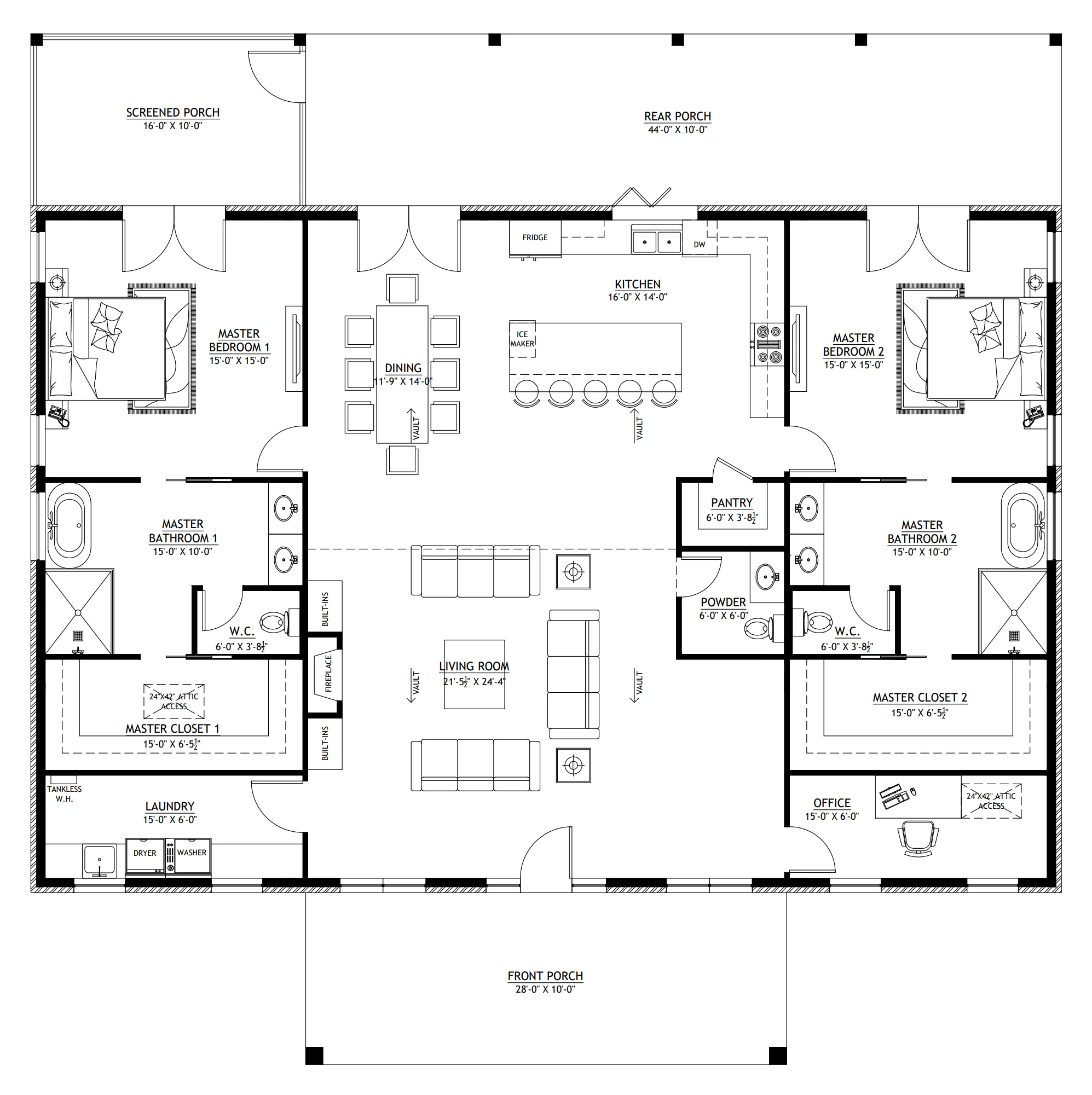 PL-64025 Joy Barndominium House Plans - Image 9