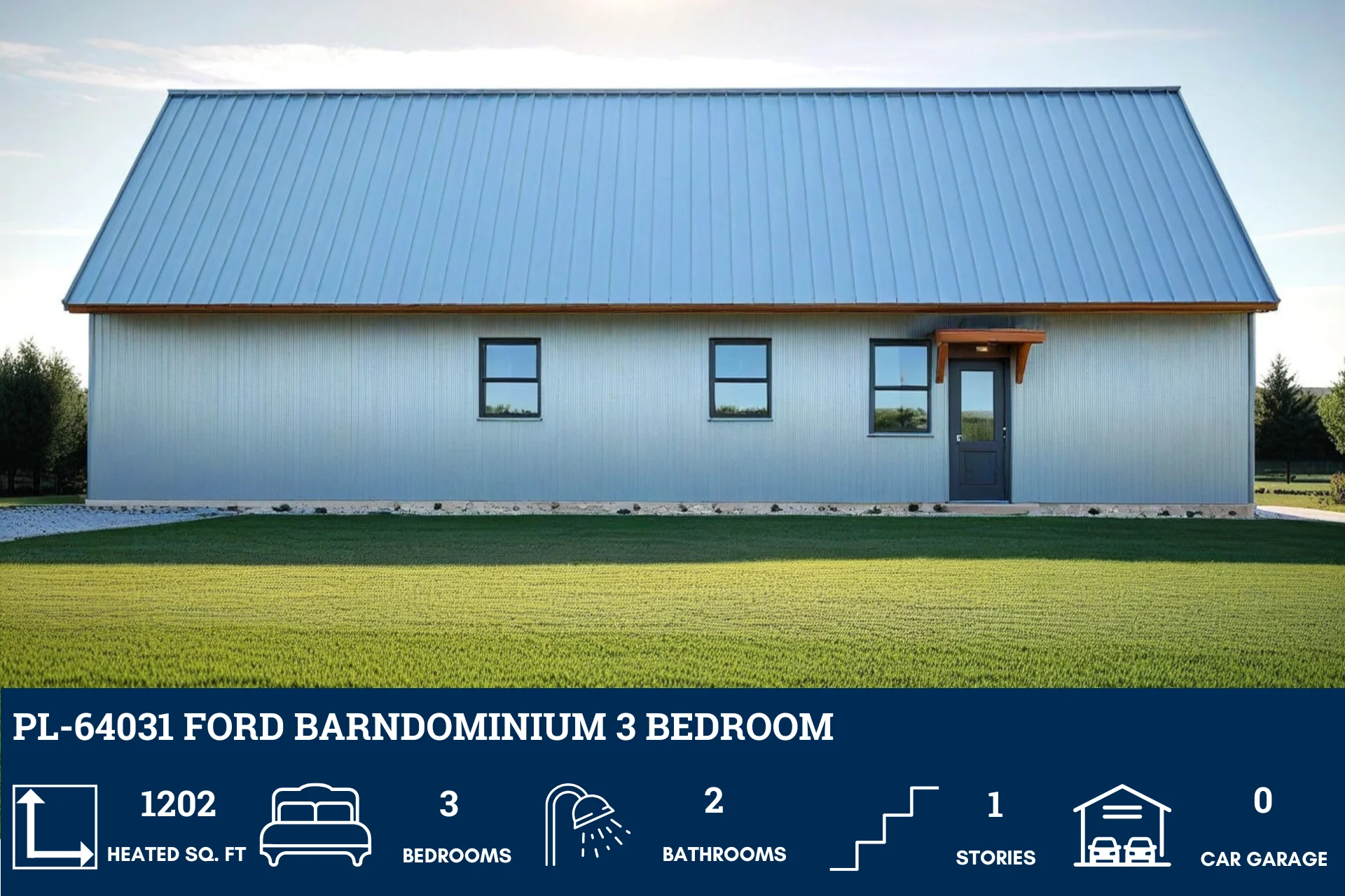 PL-64031 Ford Barndominium House Plan - Image 7