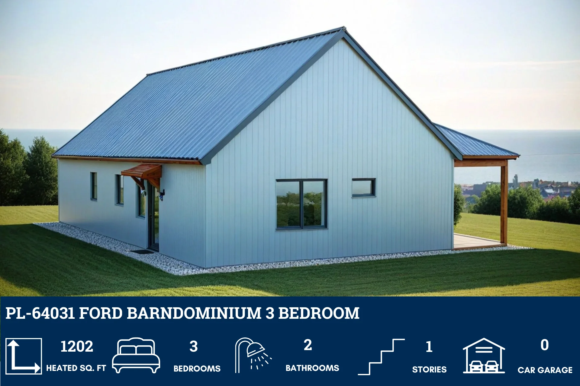 PL-64031 Ford Barndominium House Plan - Image 8