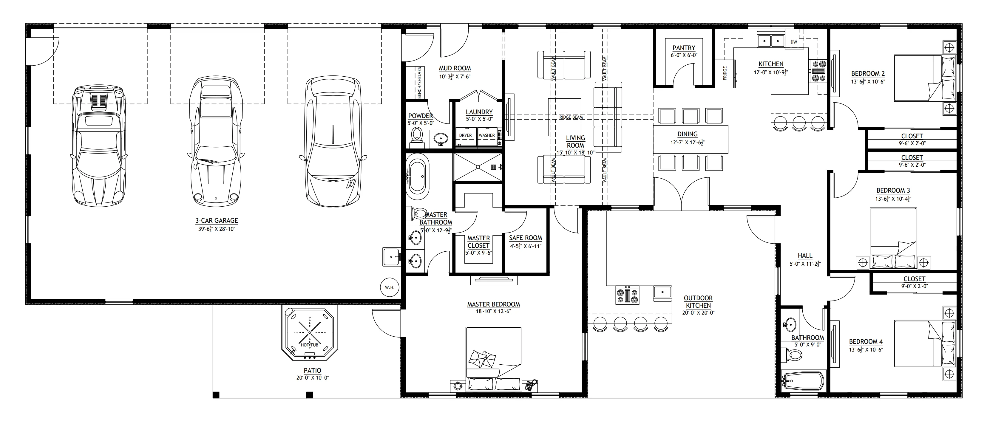 PL-64033 Erica Barndominium House Plan - Image 8
