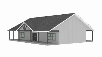 PL-64034 Sharon Barndominium House Plan - Image 4