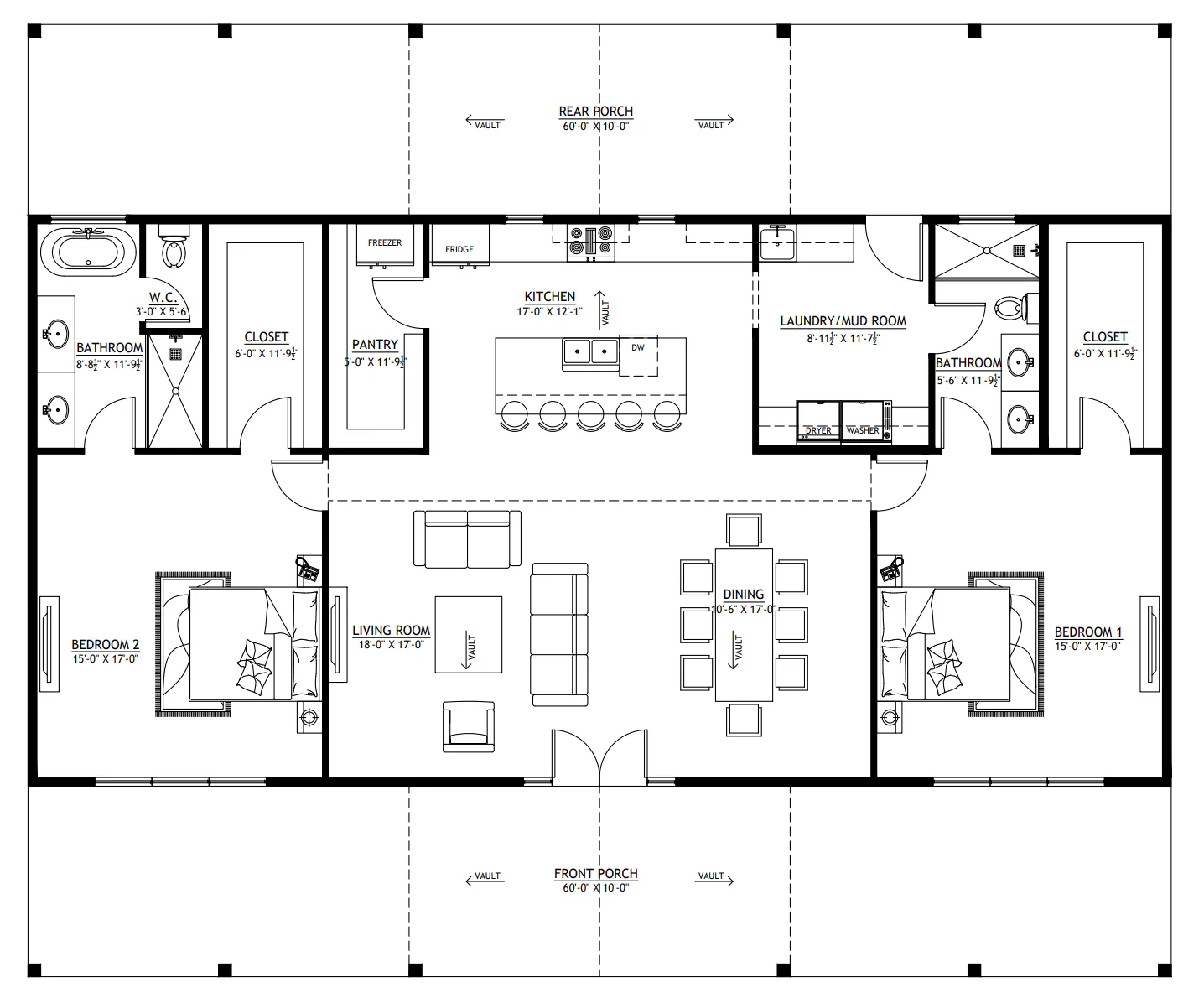 PL-64034 Sharon Barndominium House Plan - Image 7