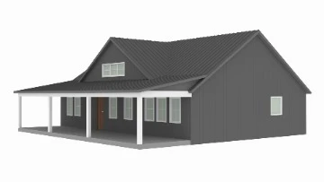 PL-64035 Norman Barndominium House Plan - Image 7