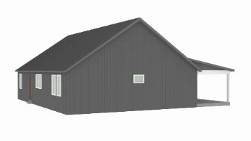PL-64035 Norman Barndominium House Plan - Image 9