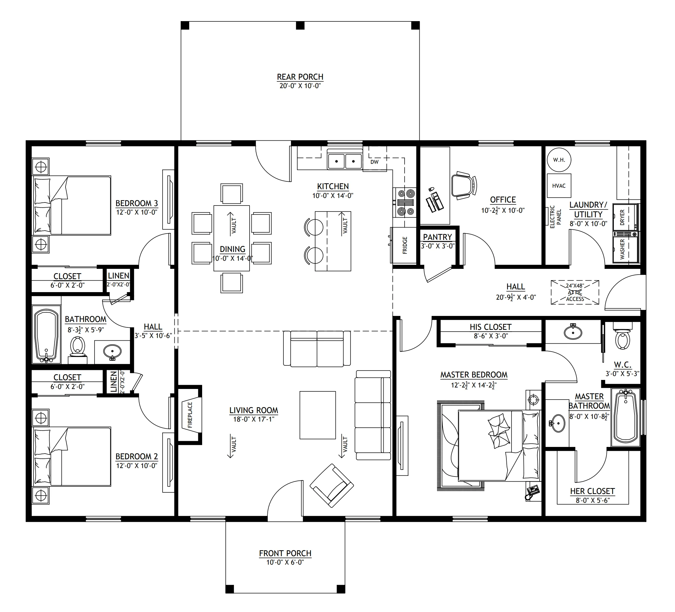 PL-64037 Fossil Barndominium House Plan - Image 13