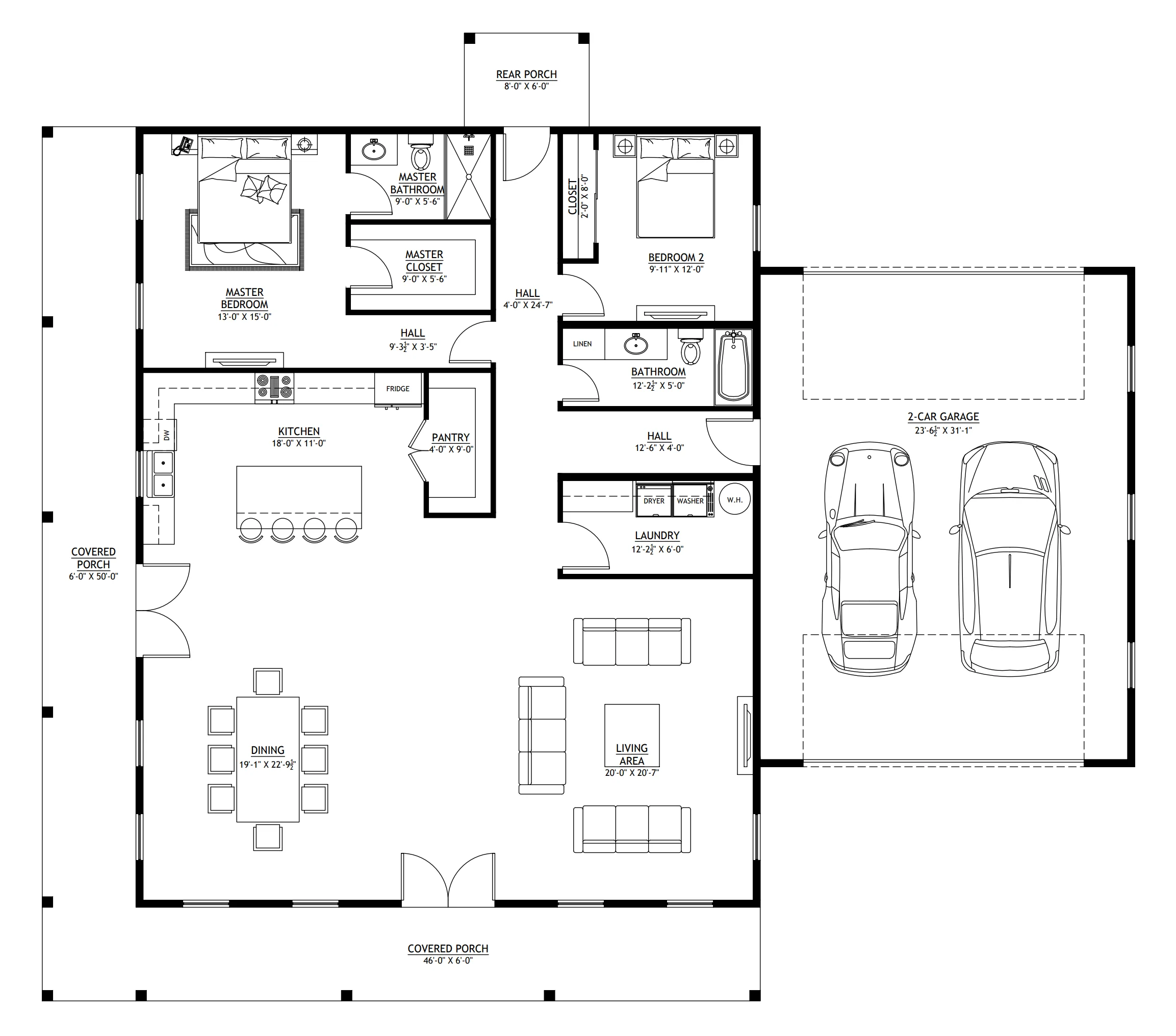 PL-64039 Amanda Barndominium House Plan - Image 13