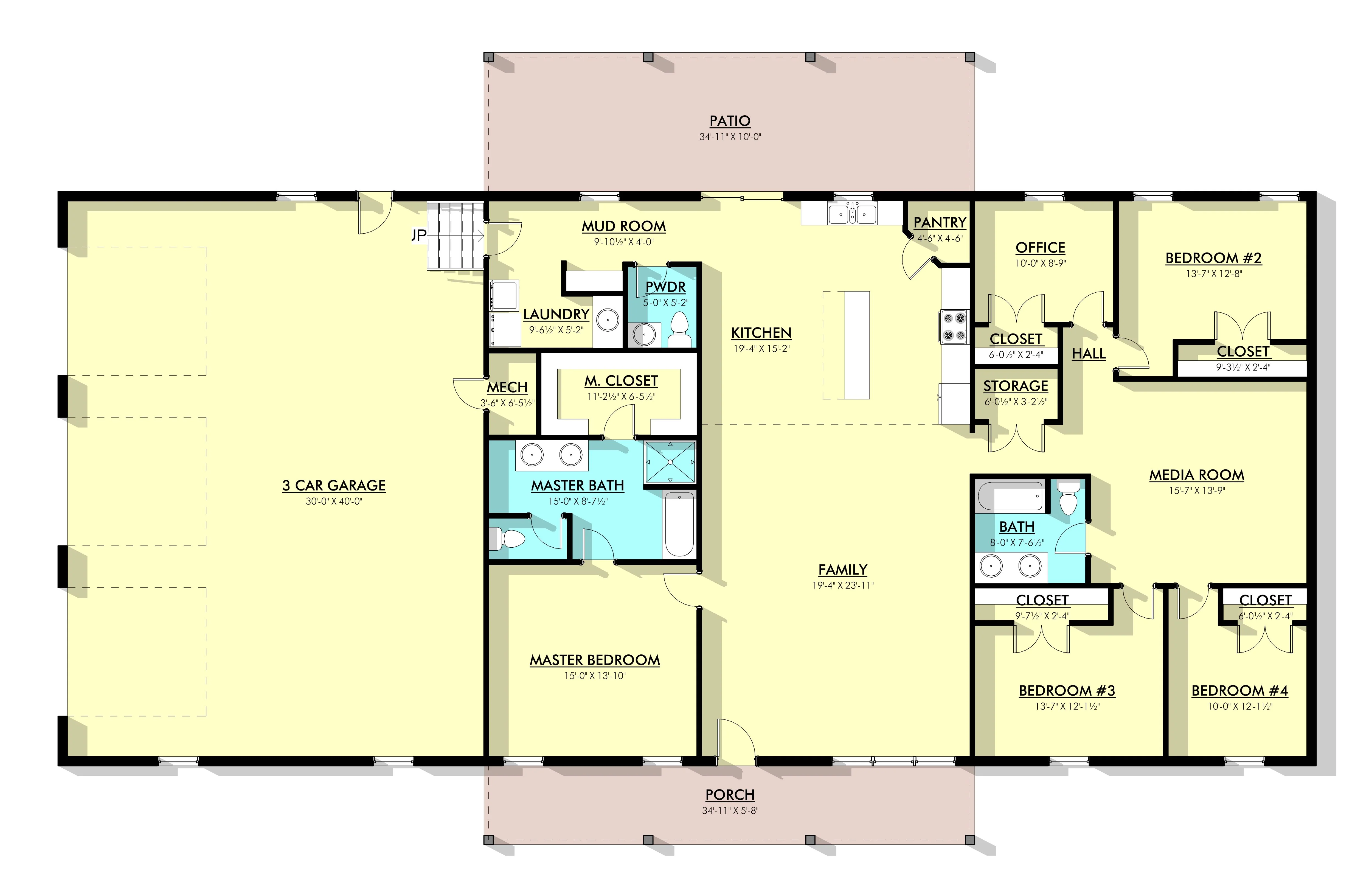 PL-69198 Shiloh Barndominium House Plan - Image 11