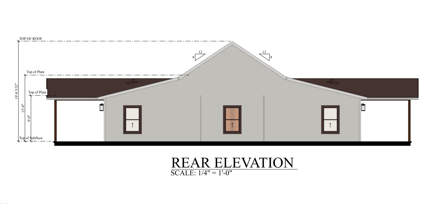 PL-69201 Timothy Barndominium House Plan - Image 10