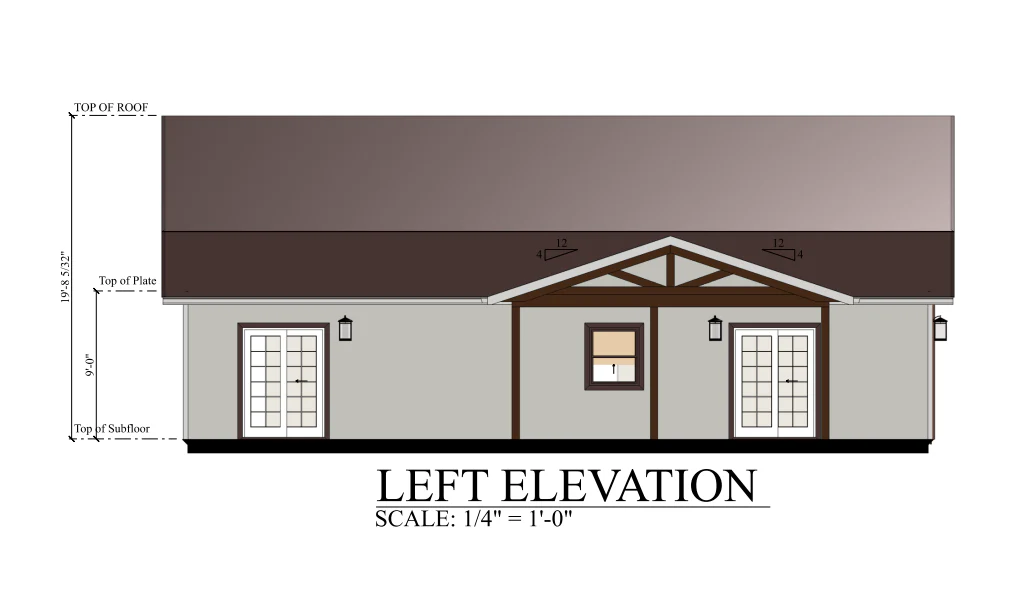 PL-69201 Timothy Barndominium House Plan - Image 11