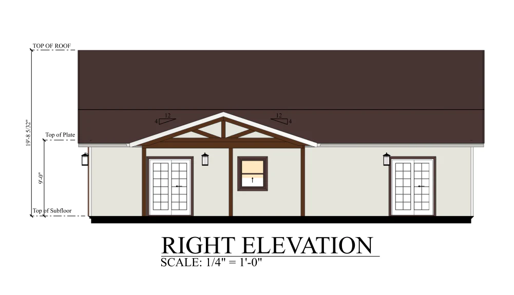 PL-69201 Timothy Barndominium House Plan - Image 12