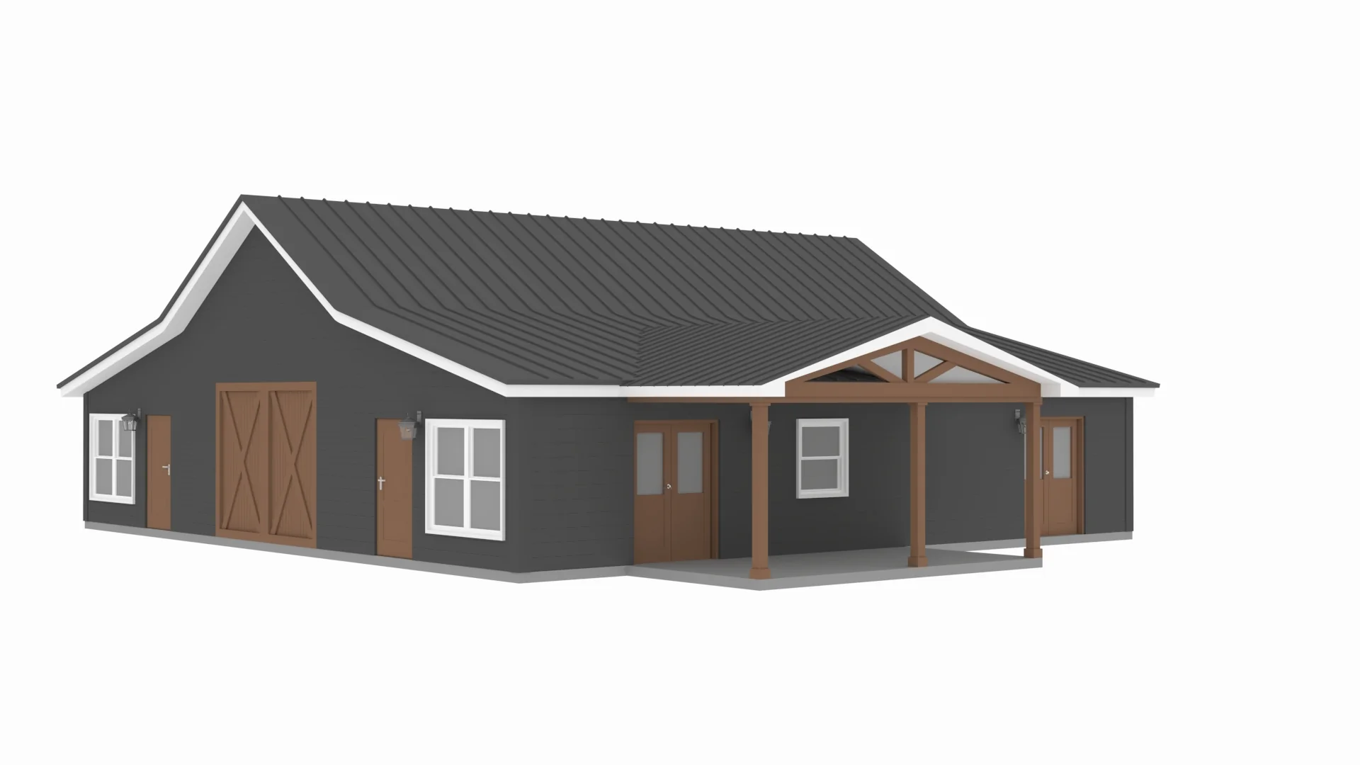 PL-69201 Timothy Barndominium House Plan - Image 6