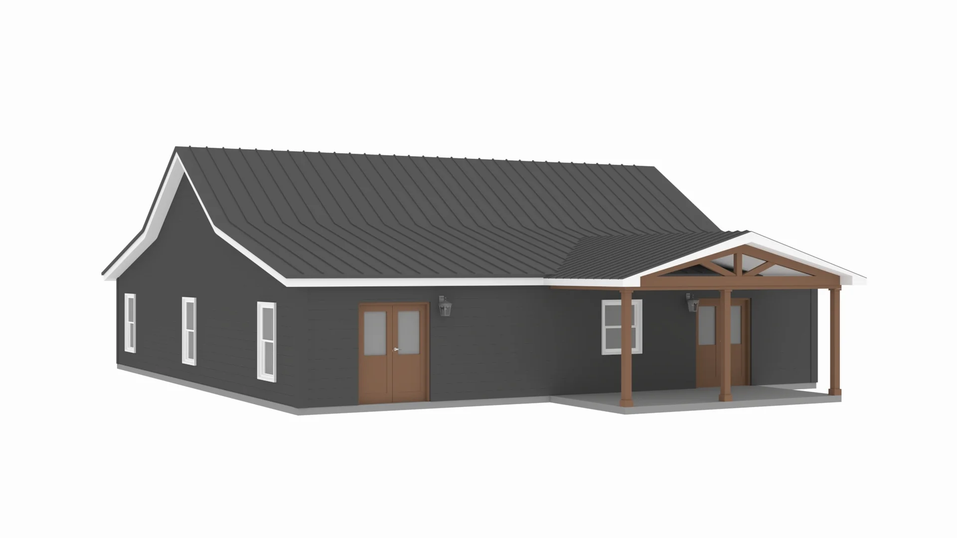 PL-69201 Timothy Barndominium House Plan - Image 7
