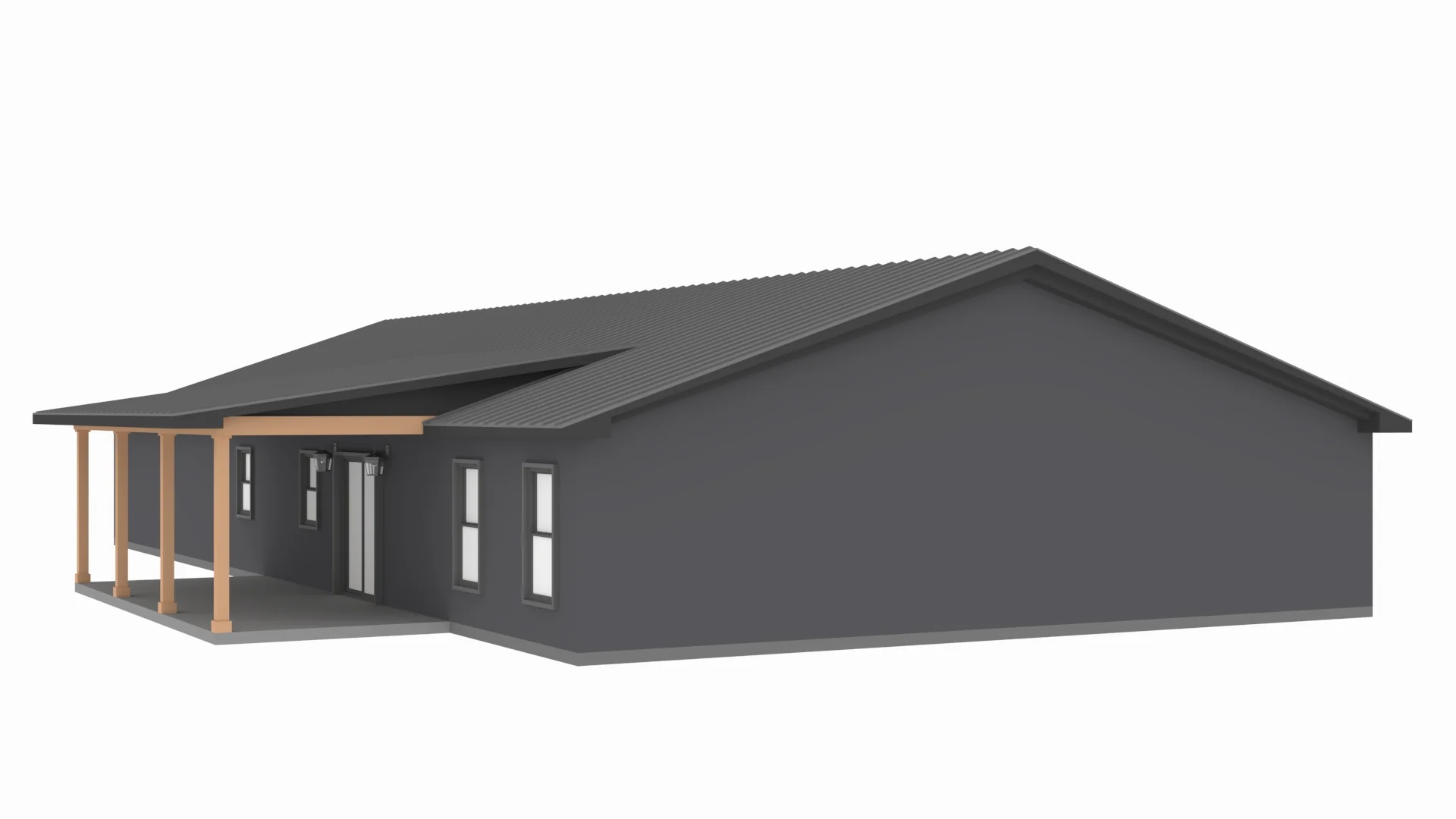 PL-71002 Riley Barndominium House Plan - Image 14