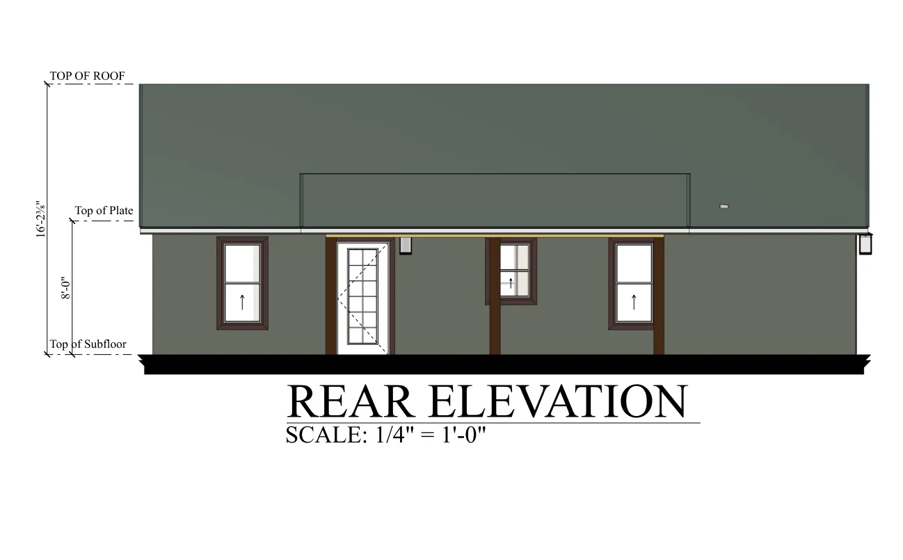 PL-71003 Jericho Barndominium House Plan - Image 16