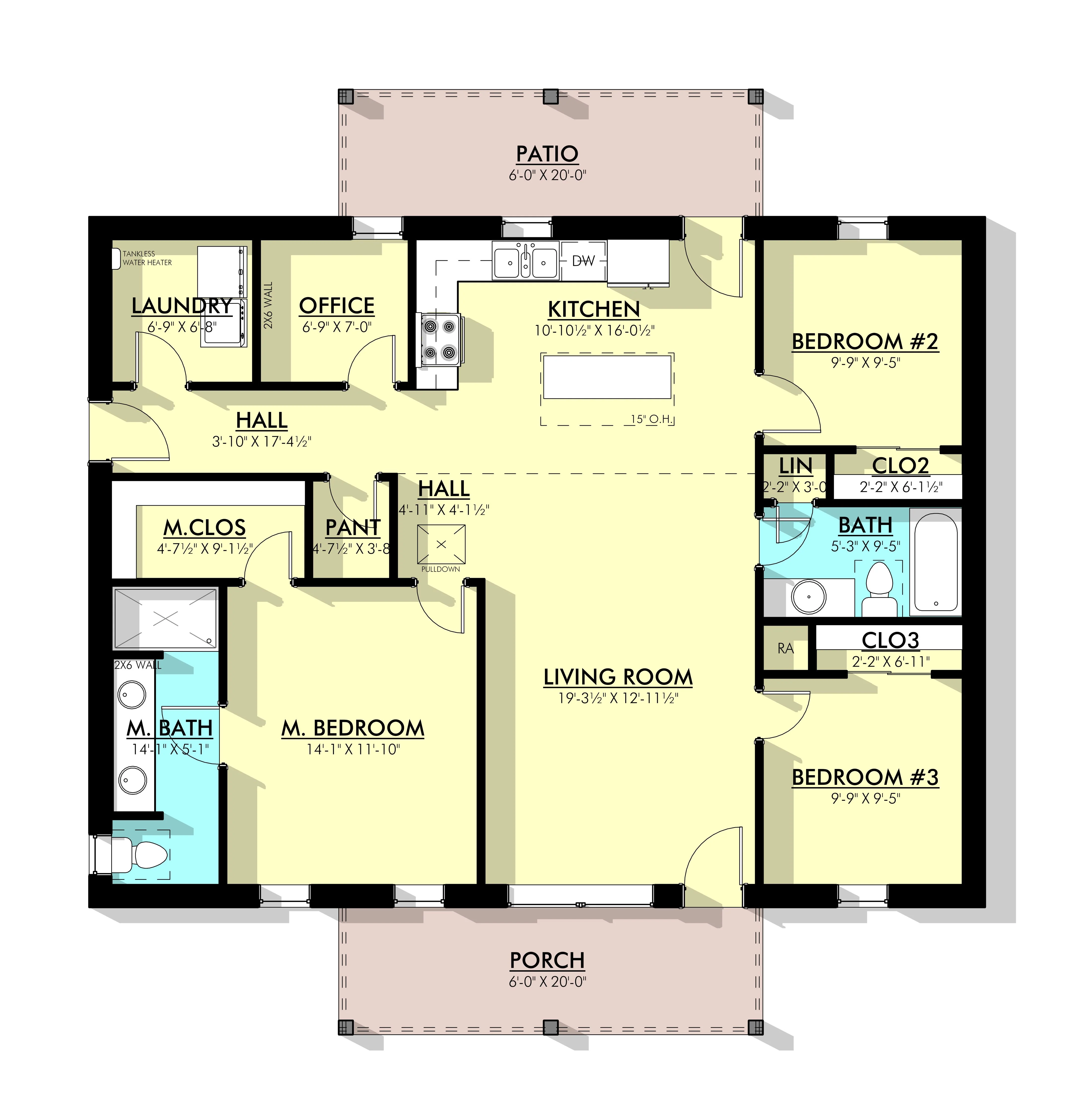 PL-71003 Jericho Barndominium House Plan - Image 20