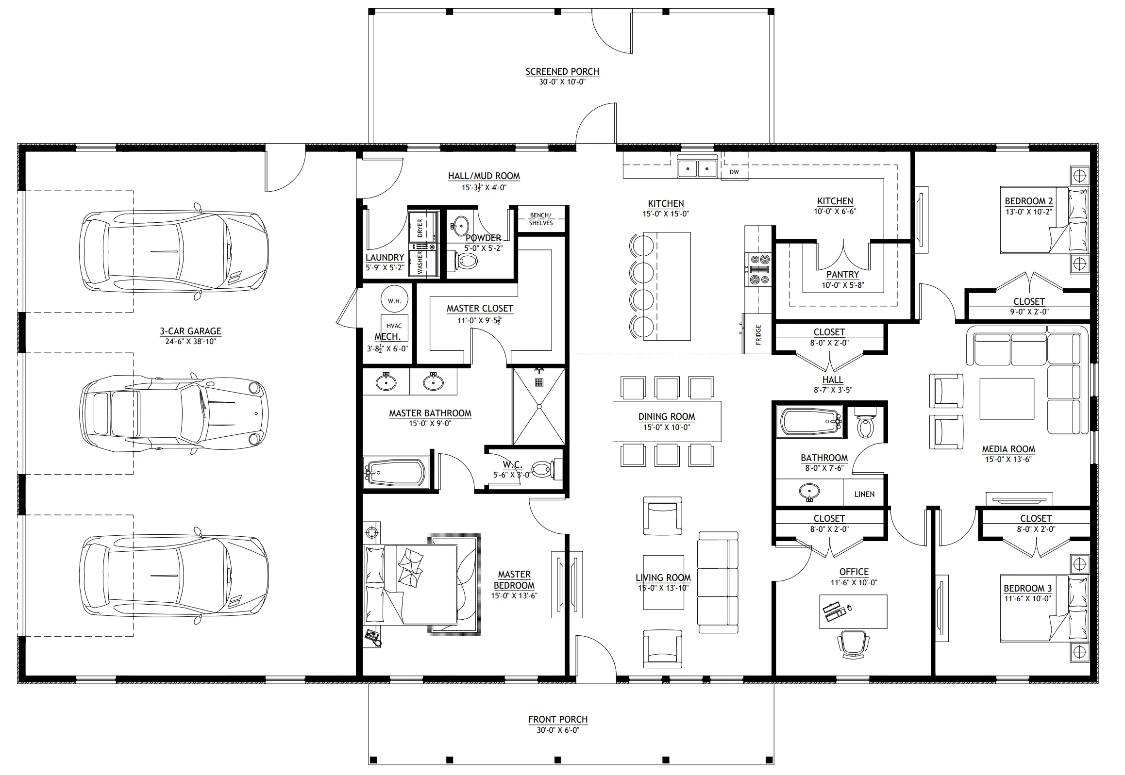 PL-71006 Katrina Barndominium House Plan - Image 8