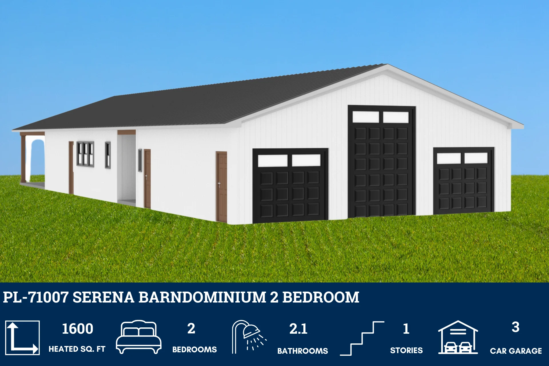 PL-71007 Serena Barndominium House Plan - Image 4