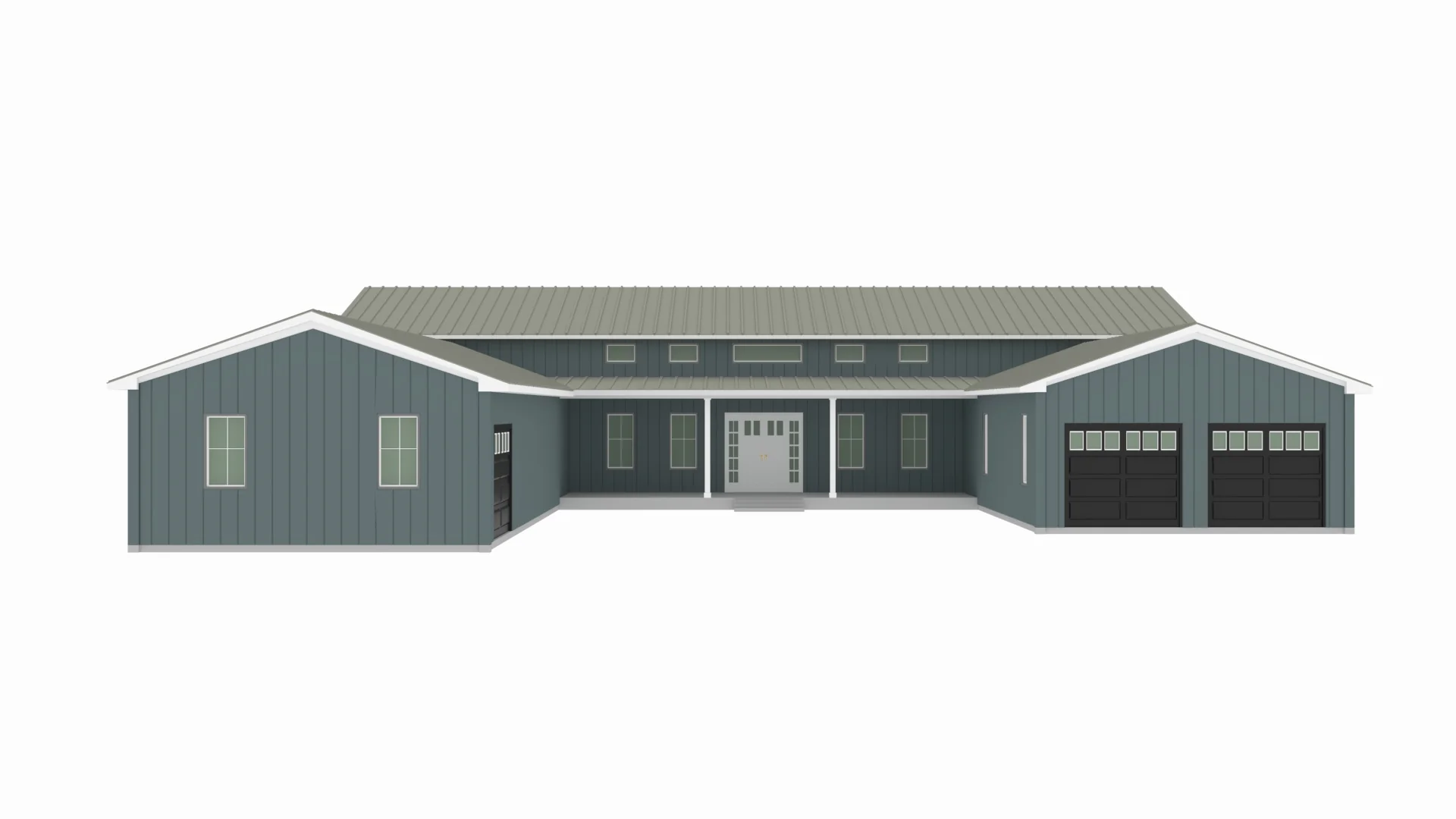 PL-71101-P Angel Barndominium House Plan - Image 3