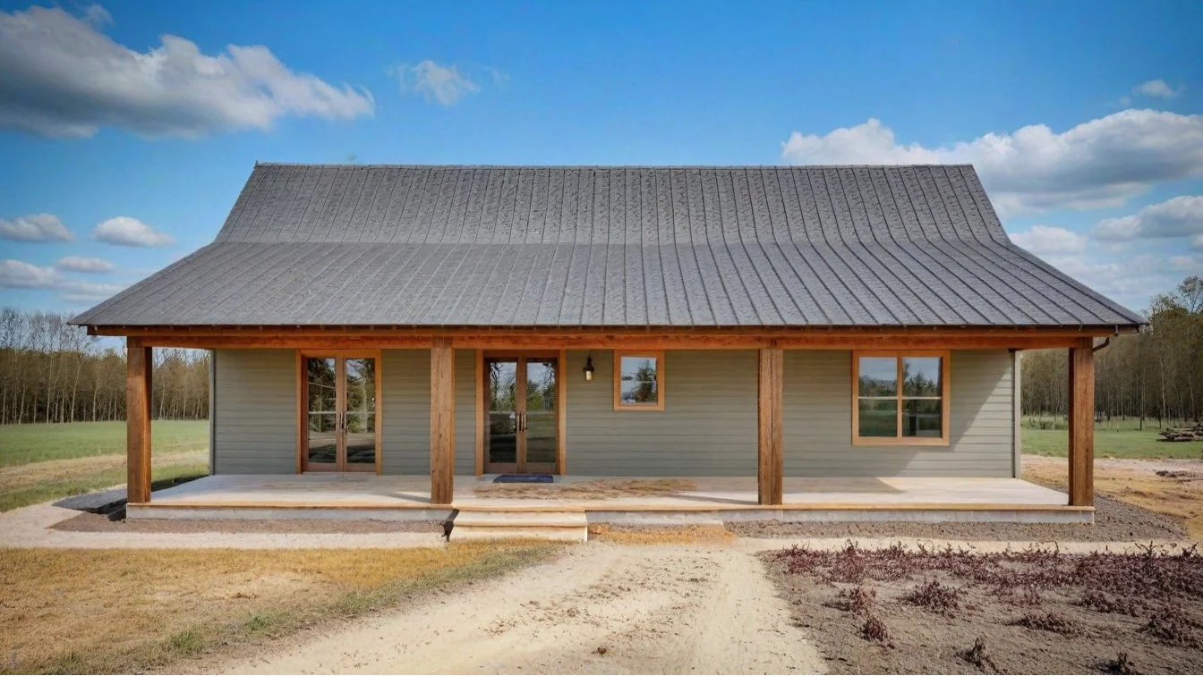 RP-10002-L Langston Barndominium  House Plan - Image 2