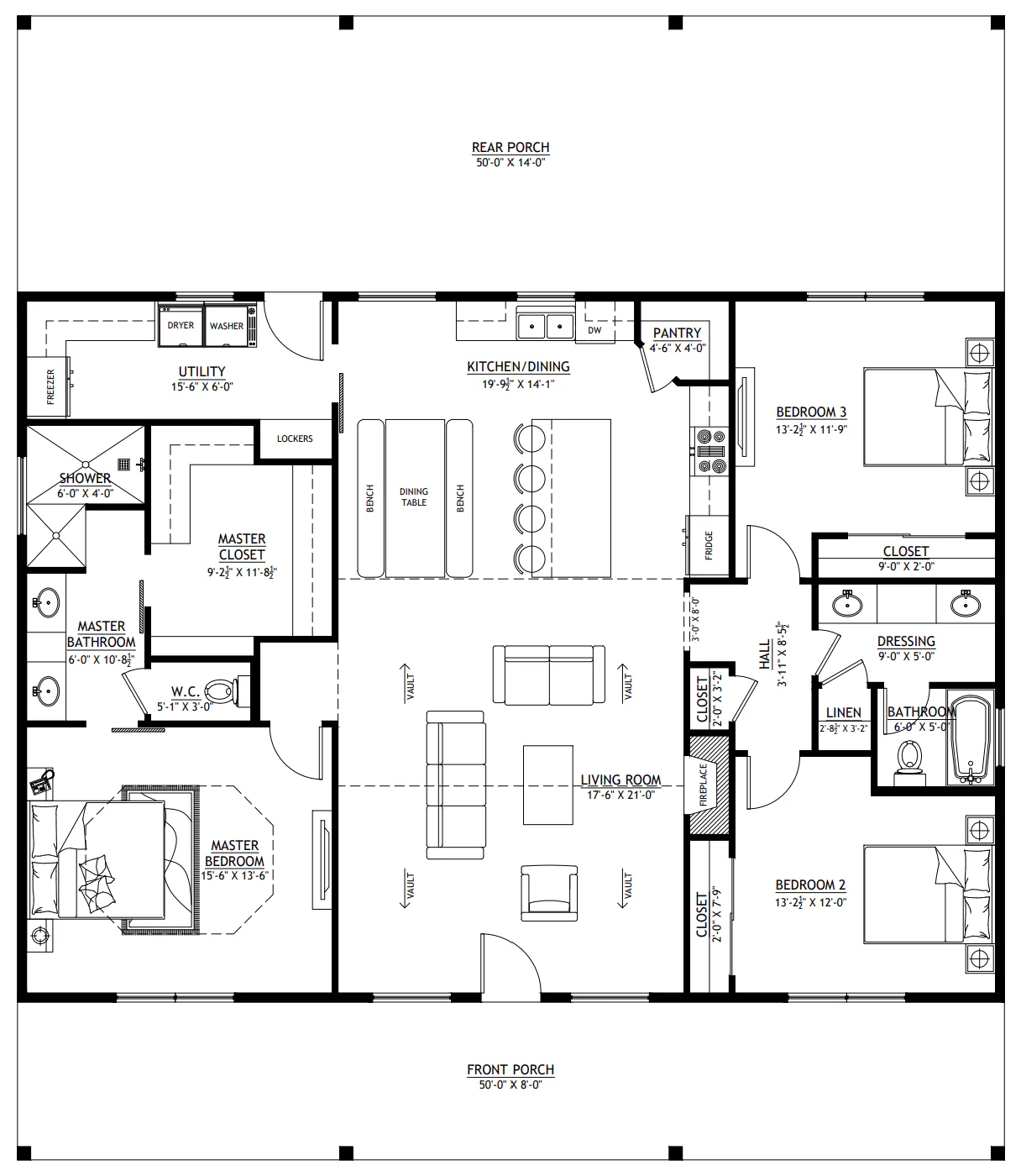 RP-10002 Radcliffe Barndominium House Plans - Image 12