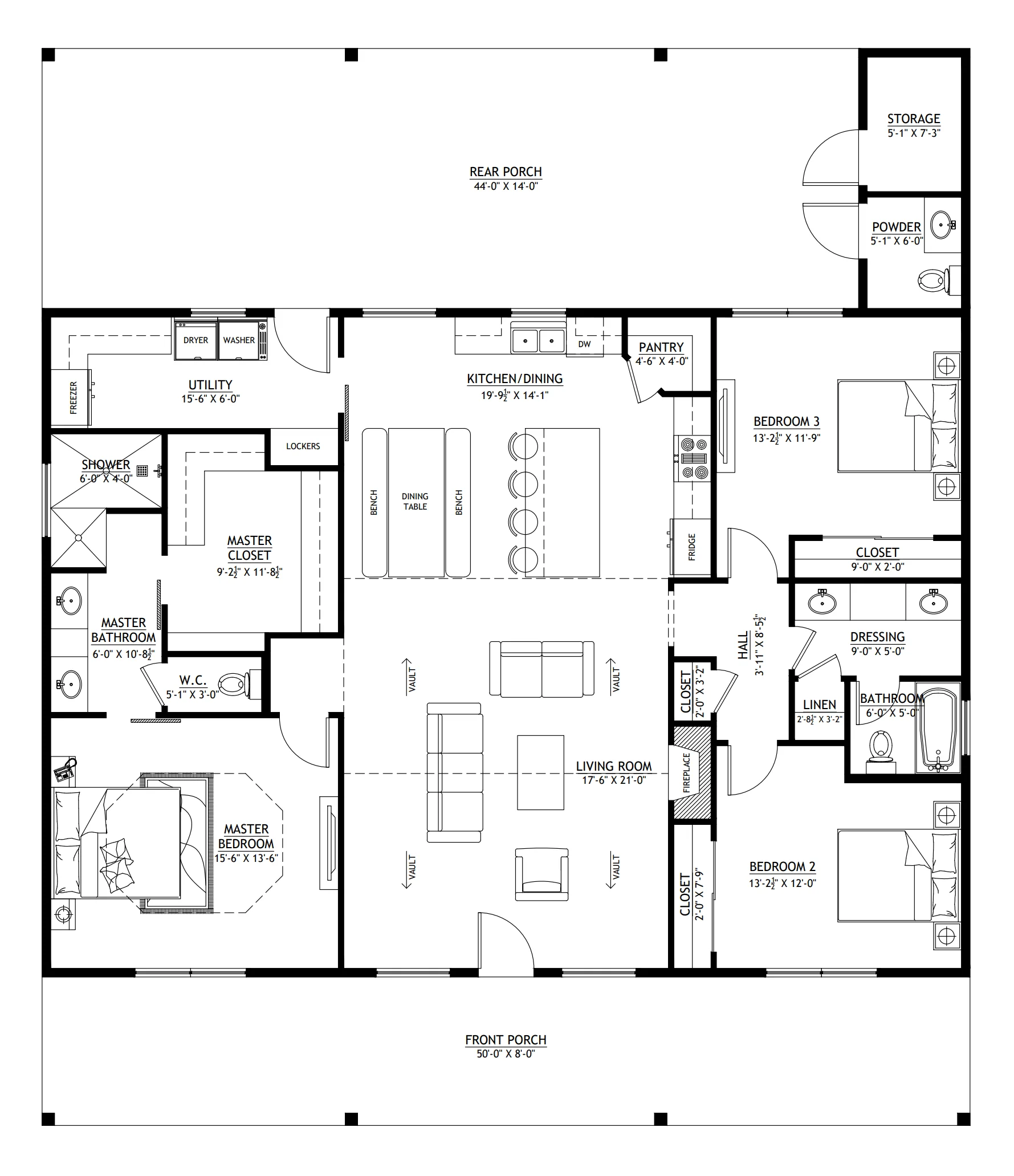 RP-10003 Henry Barndominium House Plan - Image 17