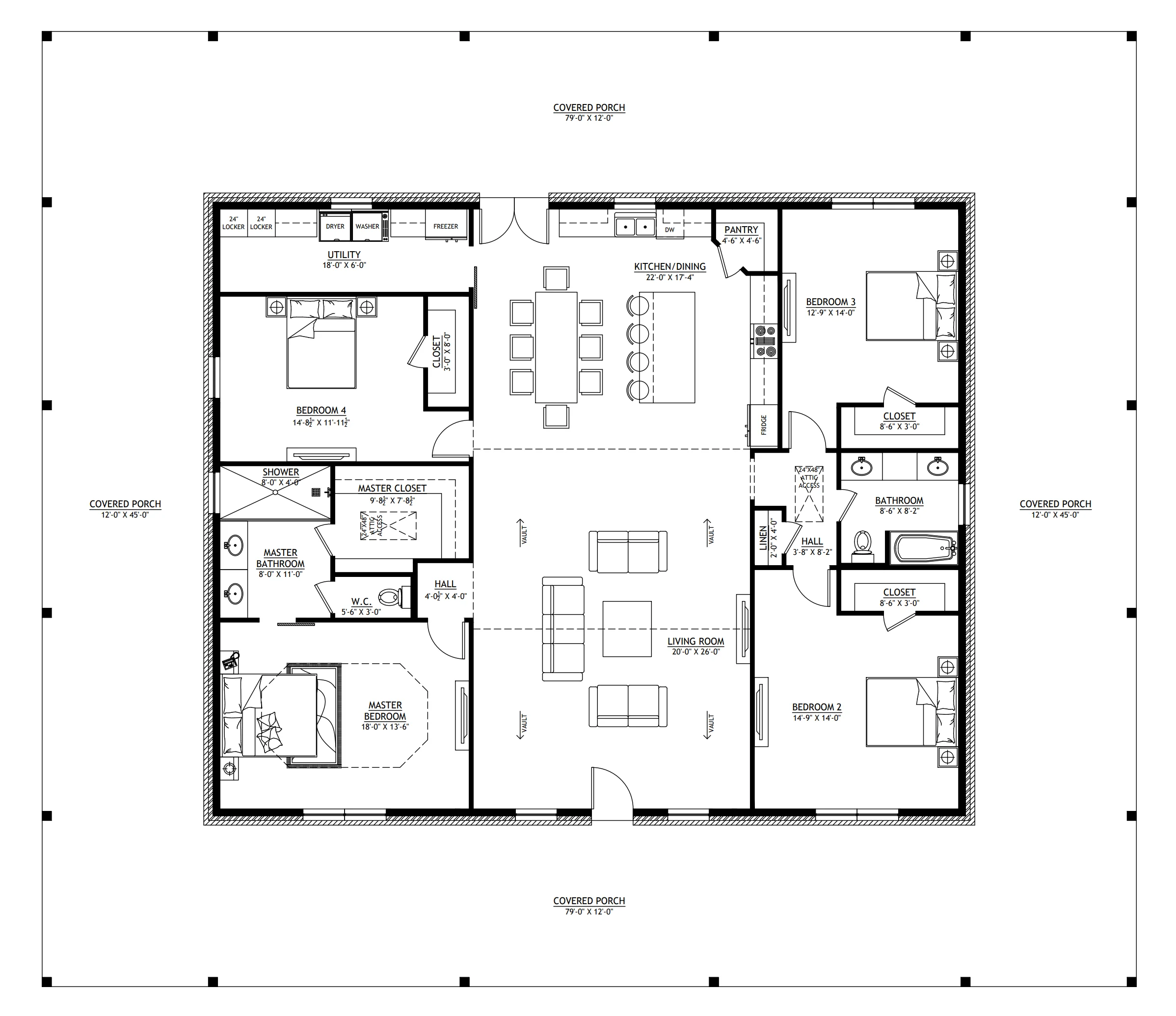 RP-10004-G Gus Barndominium House Plan - Image 11