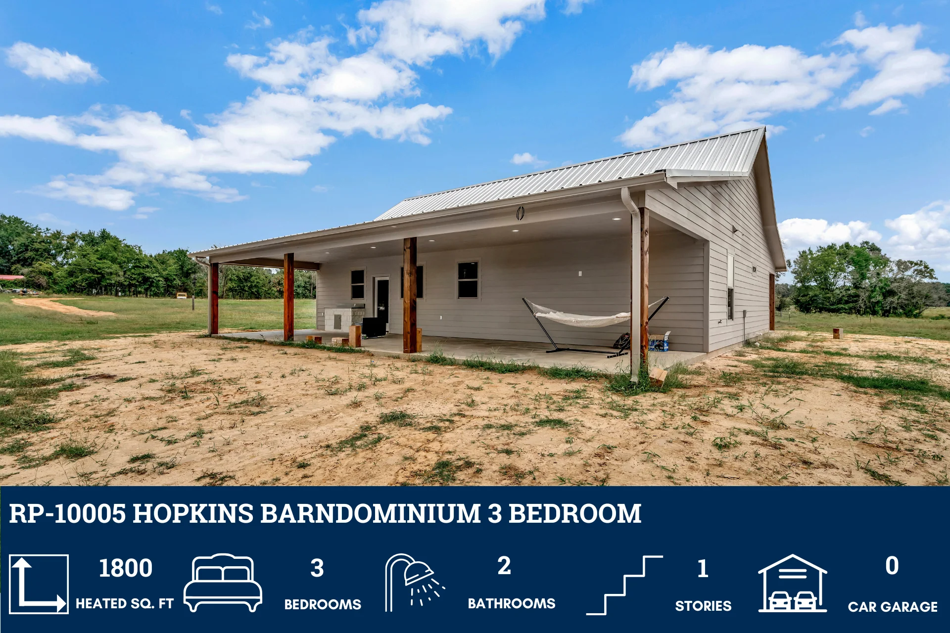RP-10005 Hopkins Barndominium House Plan - Image 10