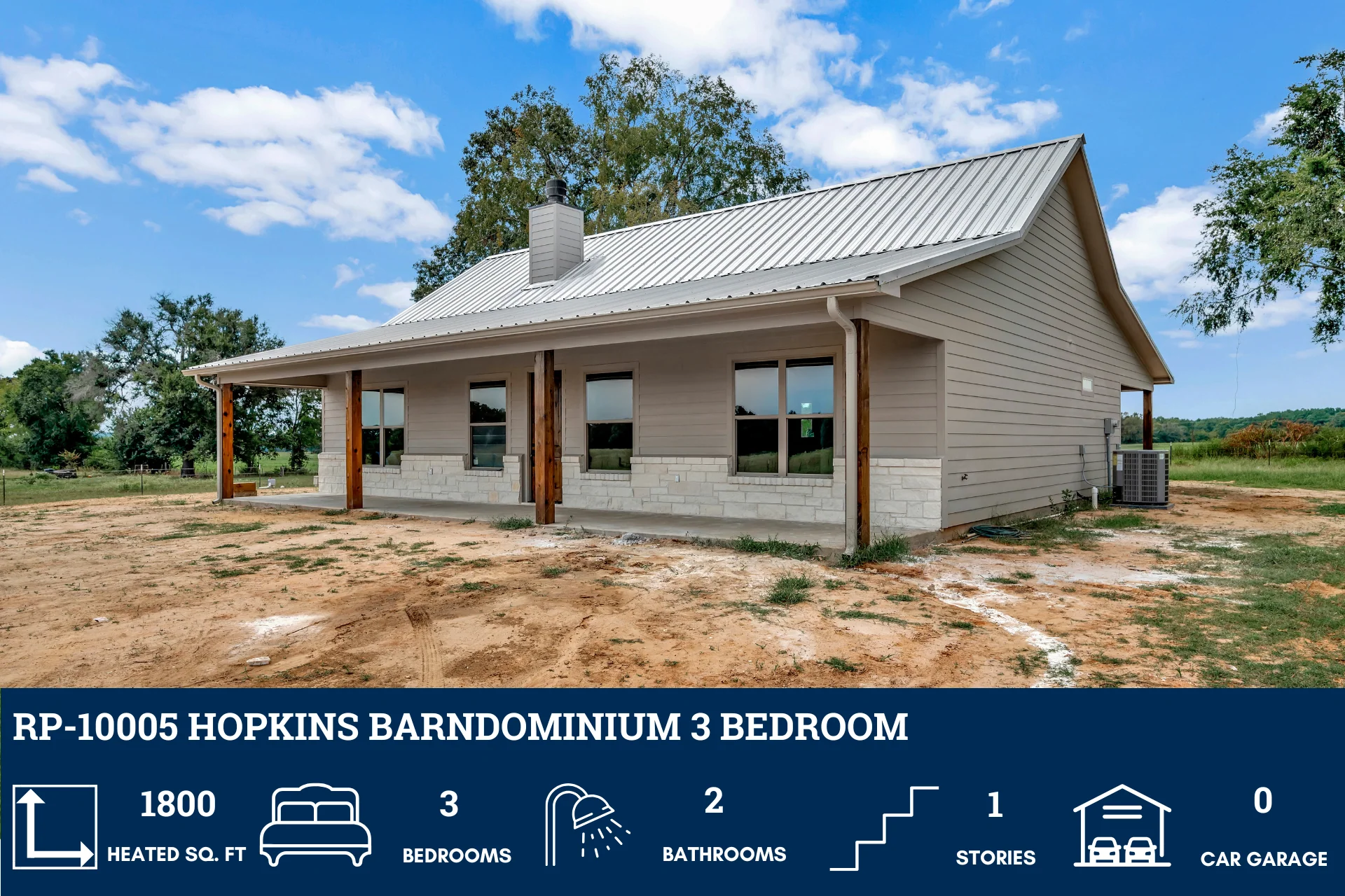RP-10005 Hopkins Barndominium House Plan - Image 7