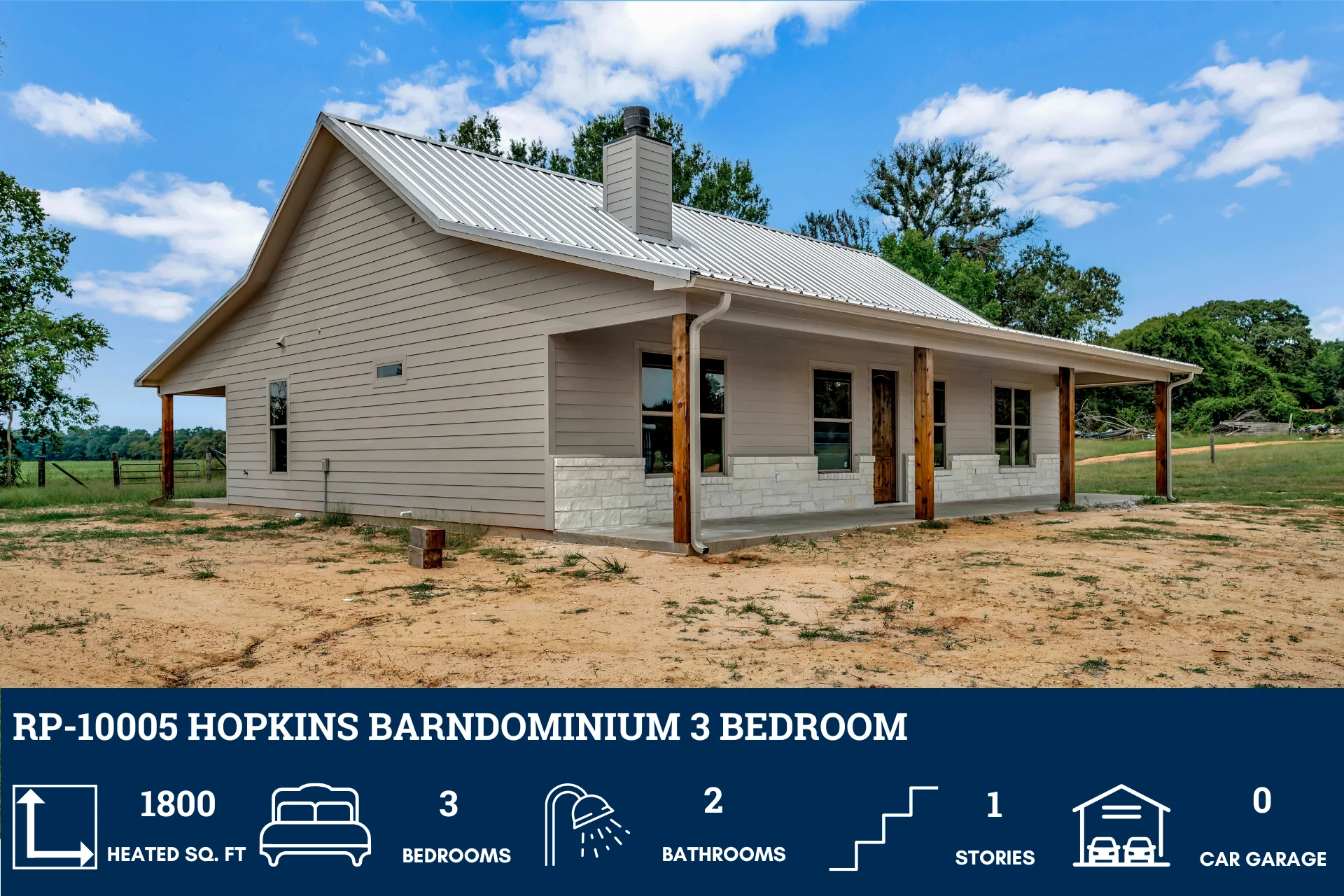 RP-10005 Hopkins Barndominium House Plan - Image 8