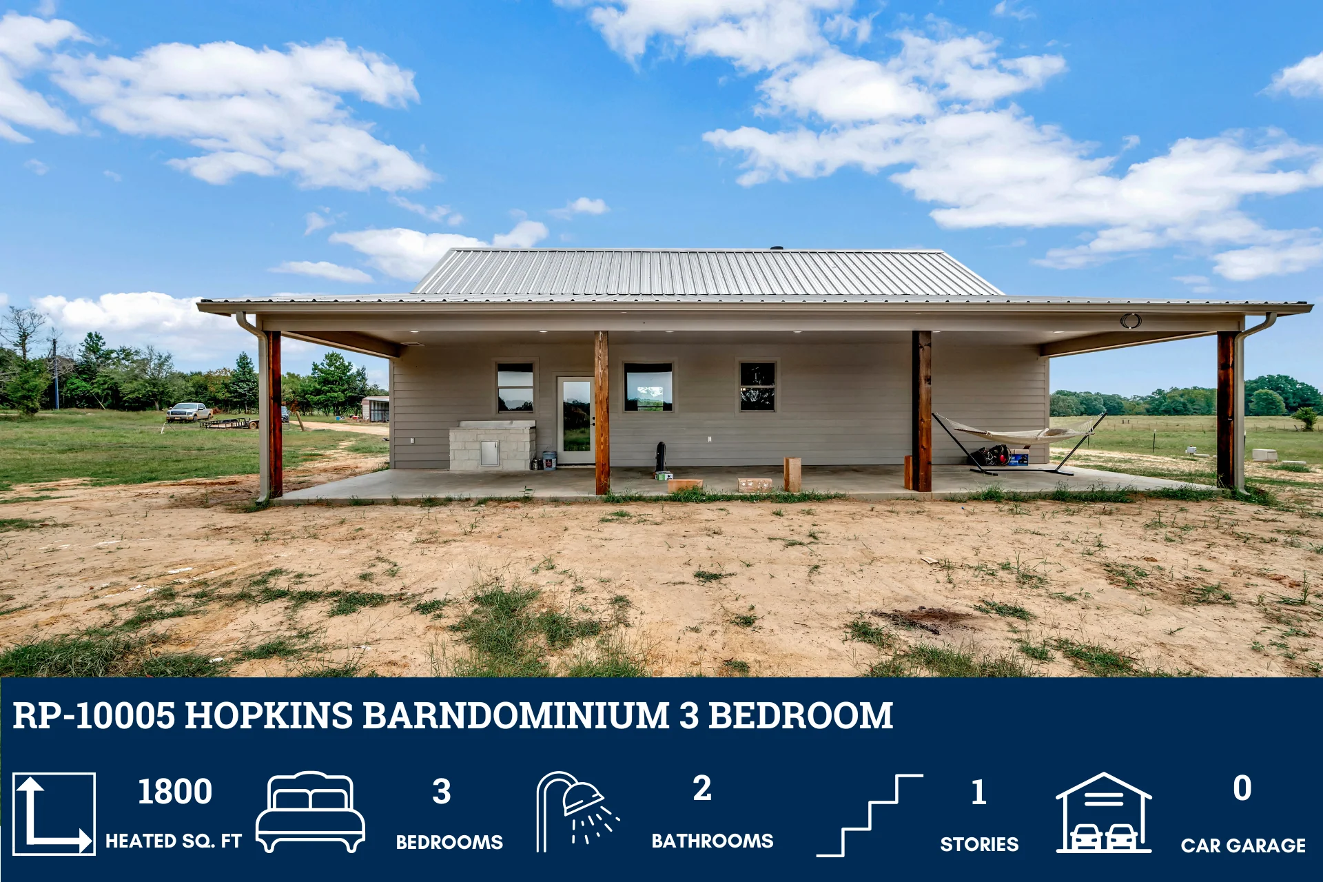 RP-10005 Hopkins Barndominium House Plan - Image 9