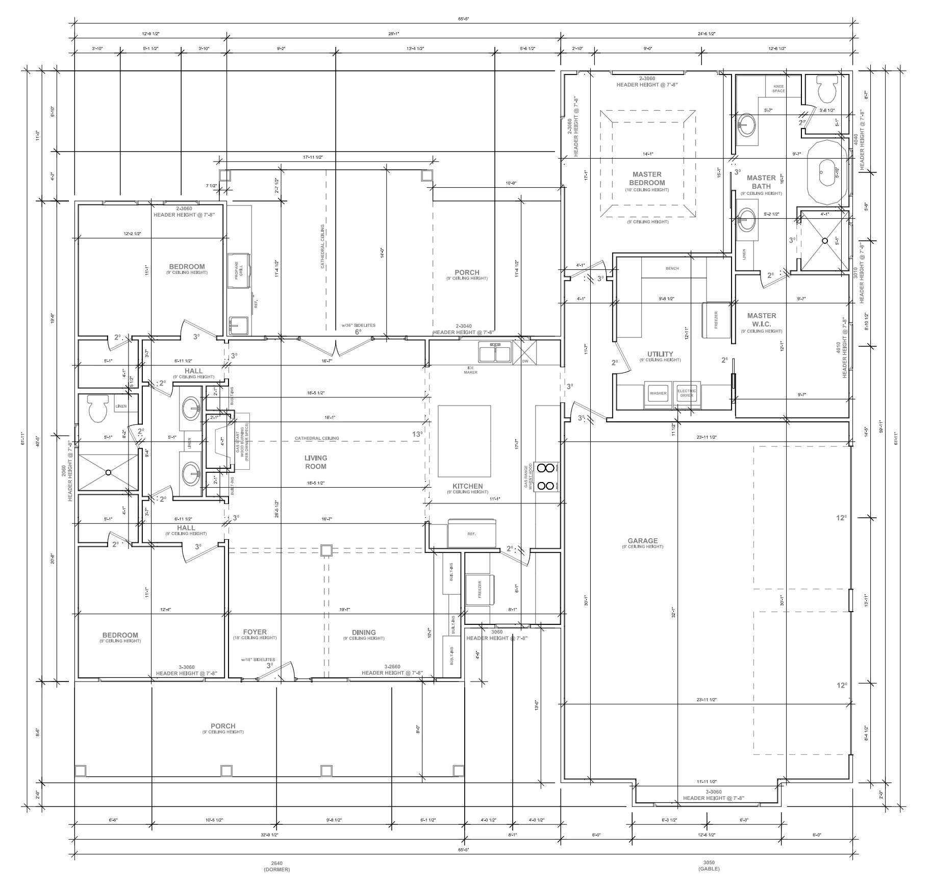 RP-10006 Allen Barndominium House Plan - Image 20