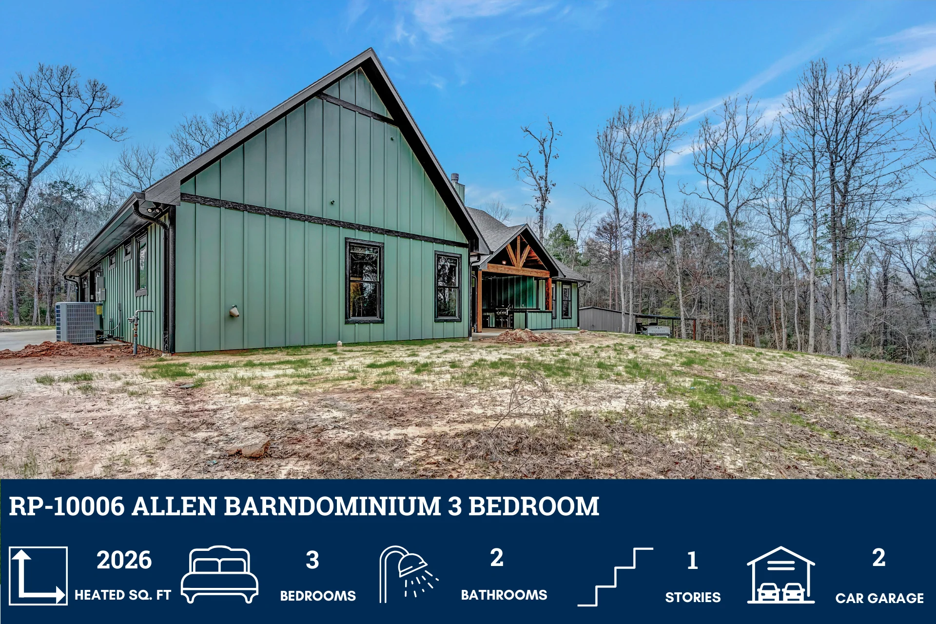 RP-10006 Allen Barndominium House Plan - Image 8