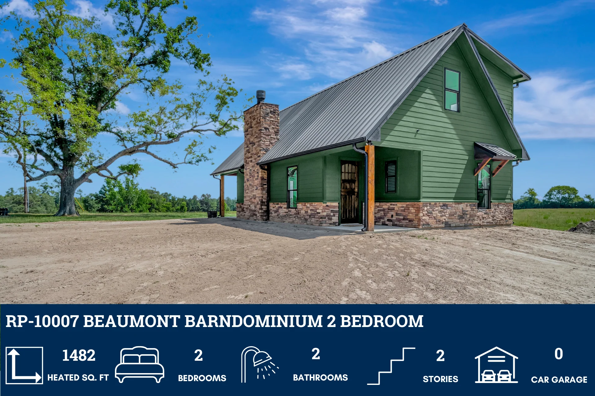 RP-10007 Beaumont Barndominium House Plan - Image 4