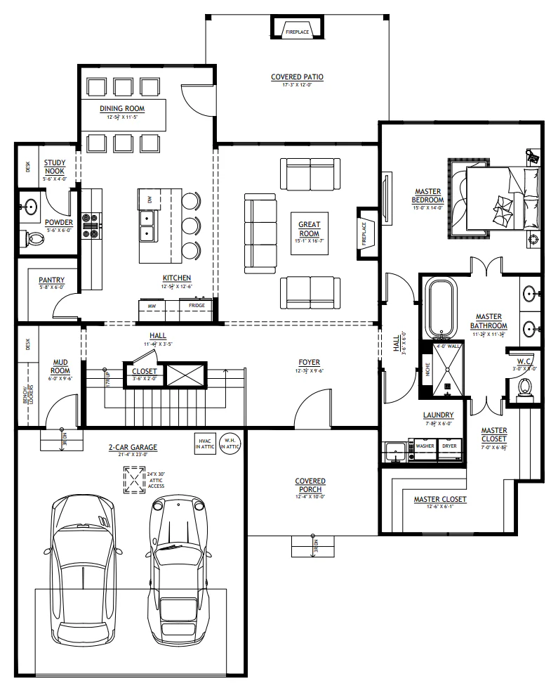 SV-30001 Asher Custom Home Plan - Image 5