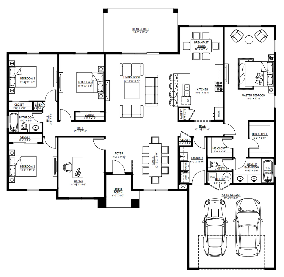 SV-30005 Everleigh Custom Home Plan - Image 4