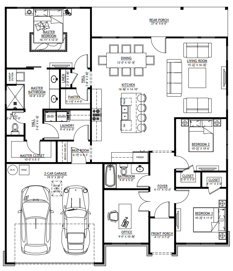 SV-30006 Oakland Custom Home Plan - Image 4