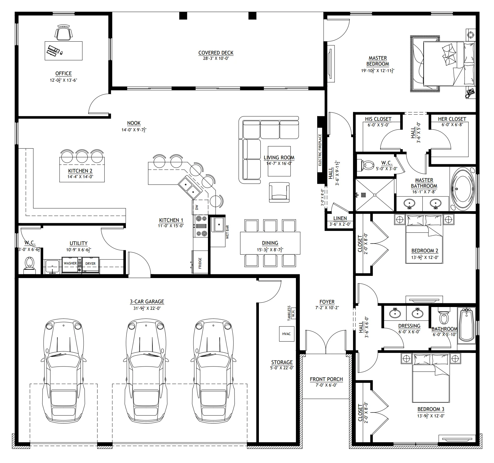 SV-30017 Jake Custom Home Plan - Image 4