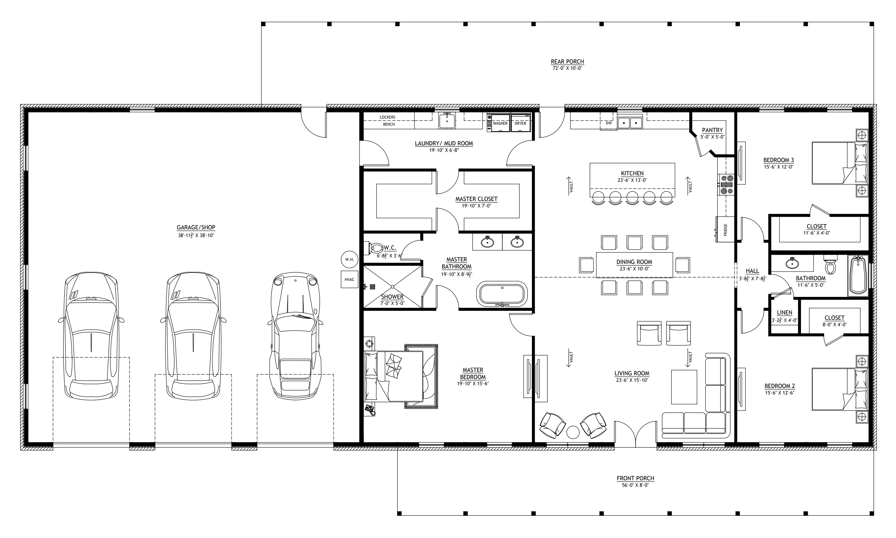 SV-5501-G Garett Barndominium House Plan - Image 3