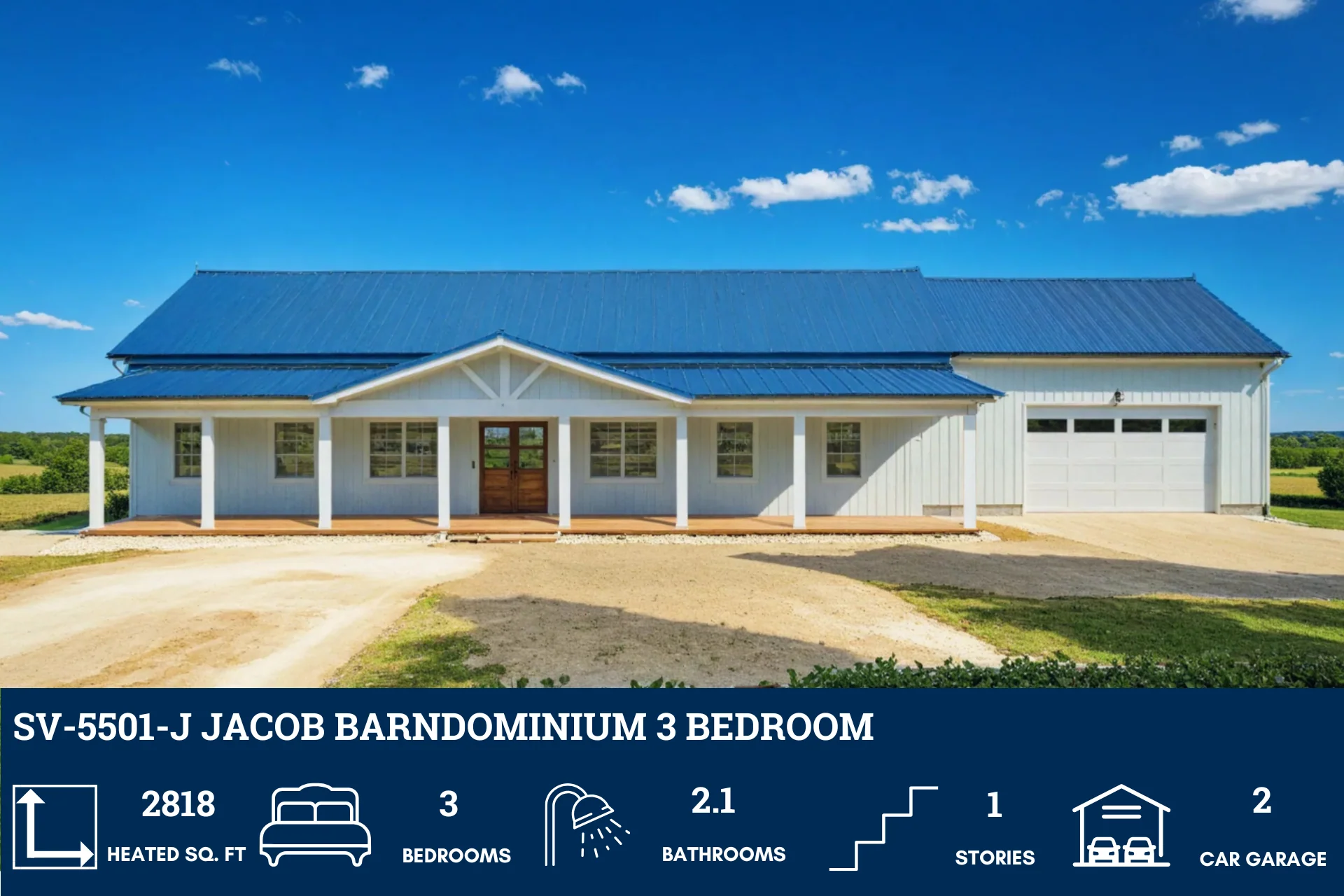 SV-5501-J Jacob Barndominium House Plan - Image 4