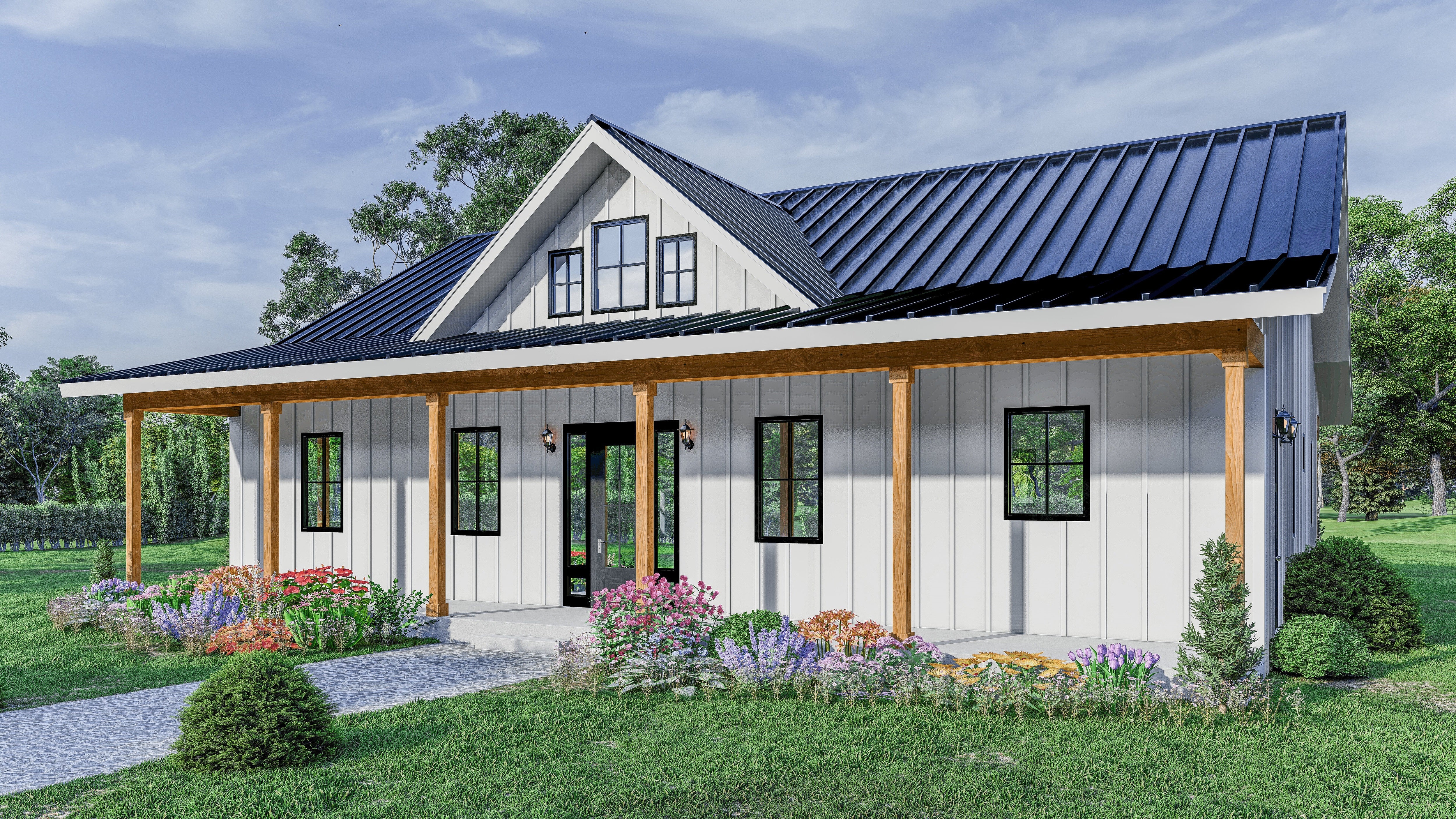 SV-5502 Carter Barndominium House Plan - Image 3
