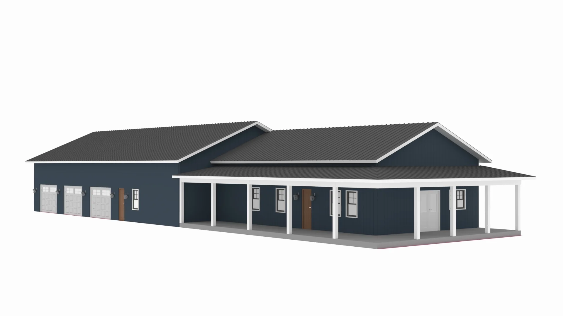 SV-5503-C Charlie Barndominium House Plan - Image 12