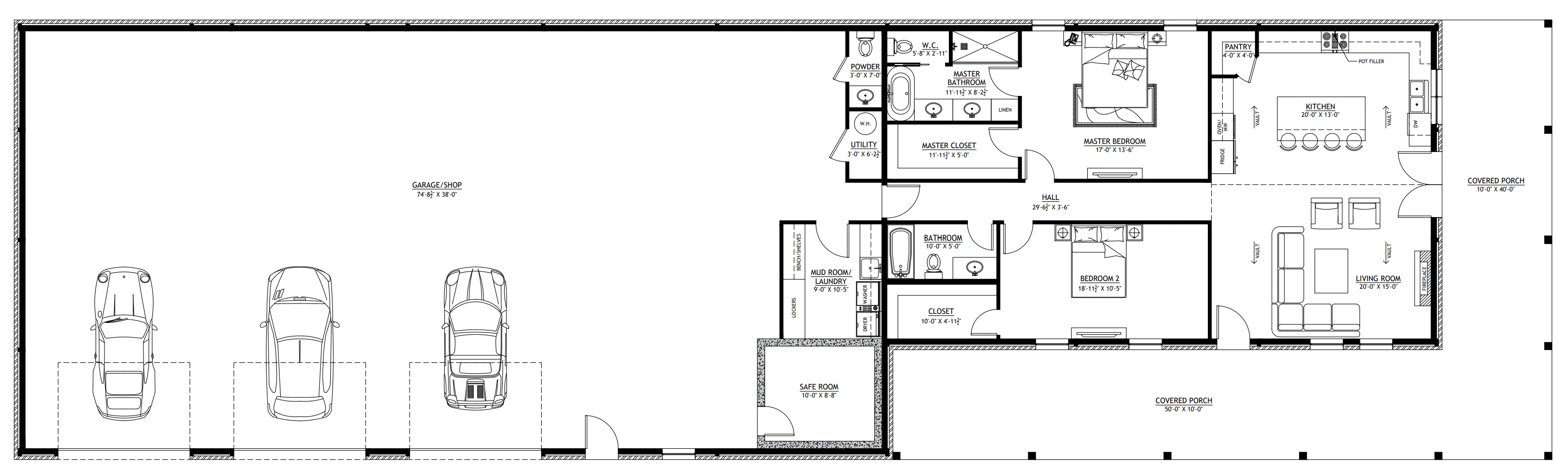 SV-5503-C Charlie Barndominium House Plan - Image 16
