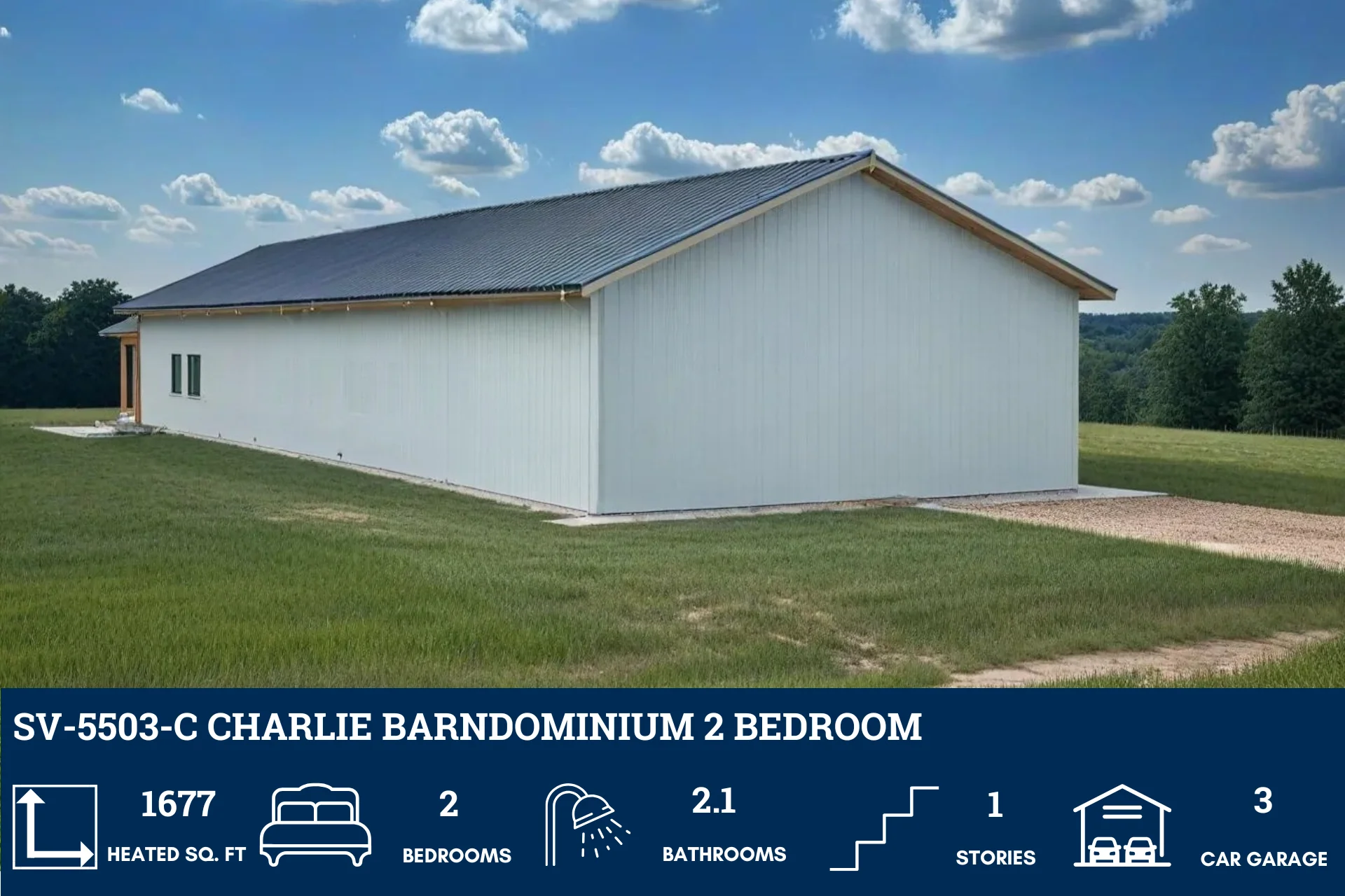 SV-5503-C Charlie Barndominium House Plan - Image 4