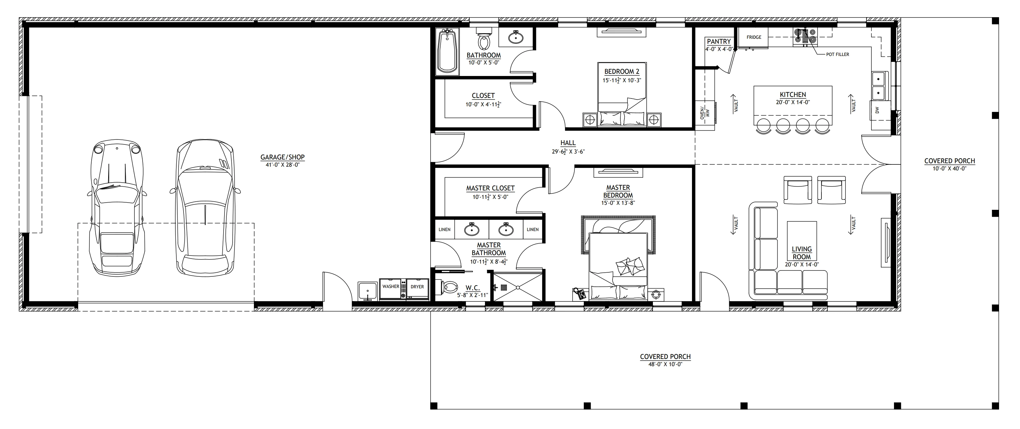SV-5503-J James Barndominium House Plan - Image 3