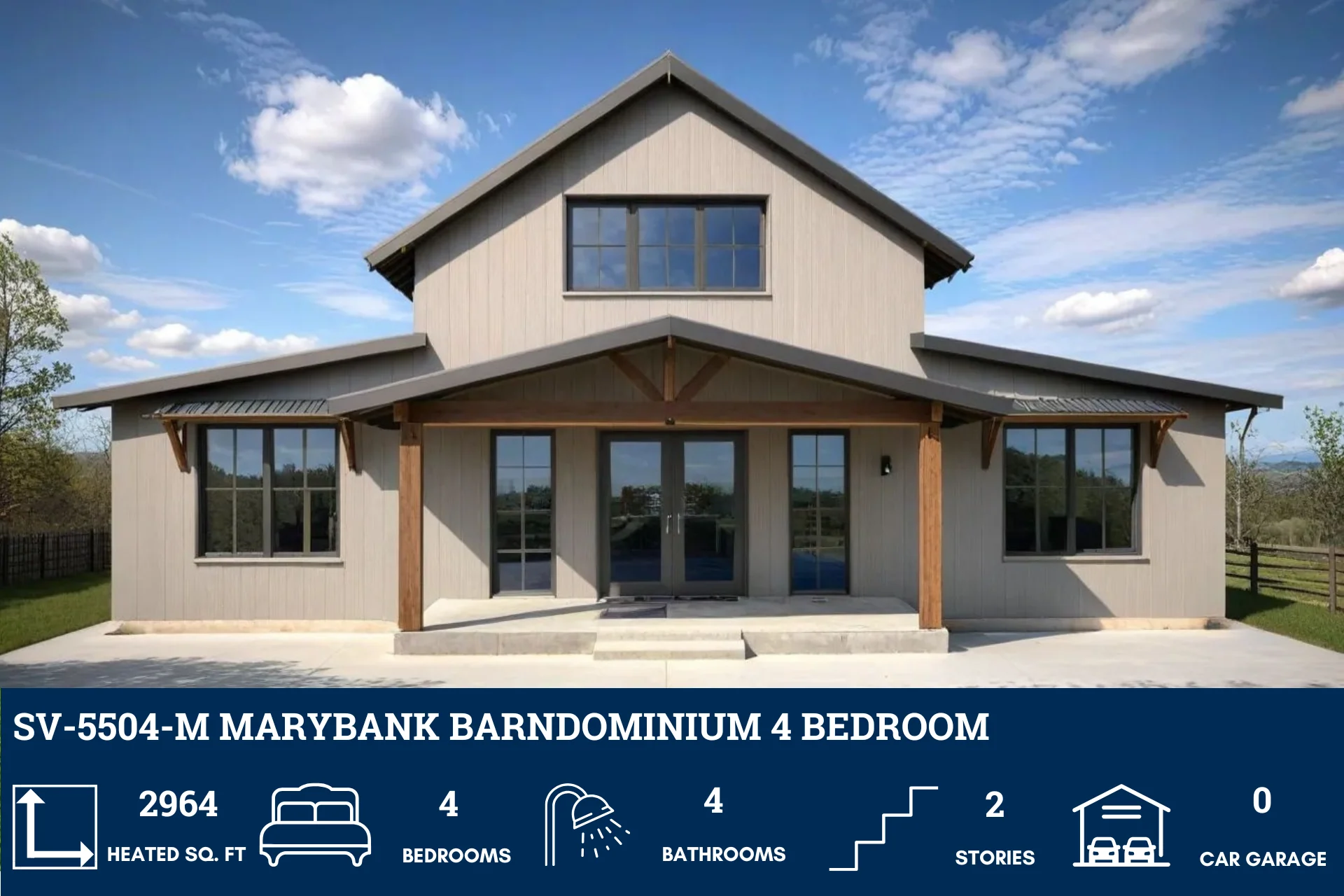 SV-5504-M Marybank Barndominium House Plan - Image 7